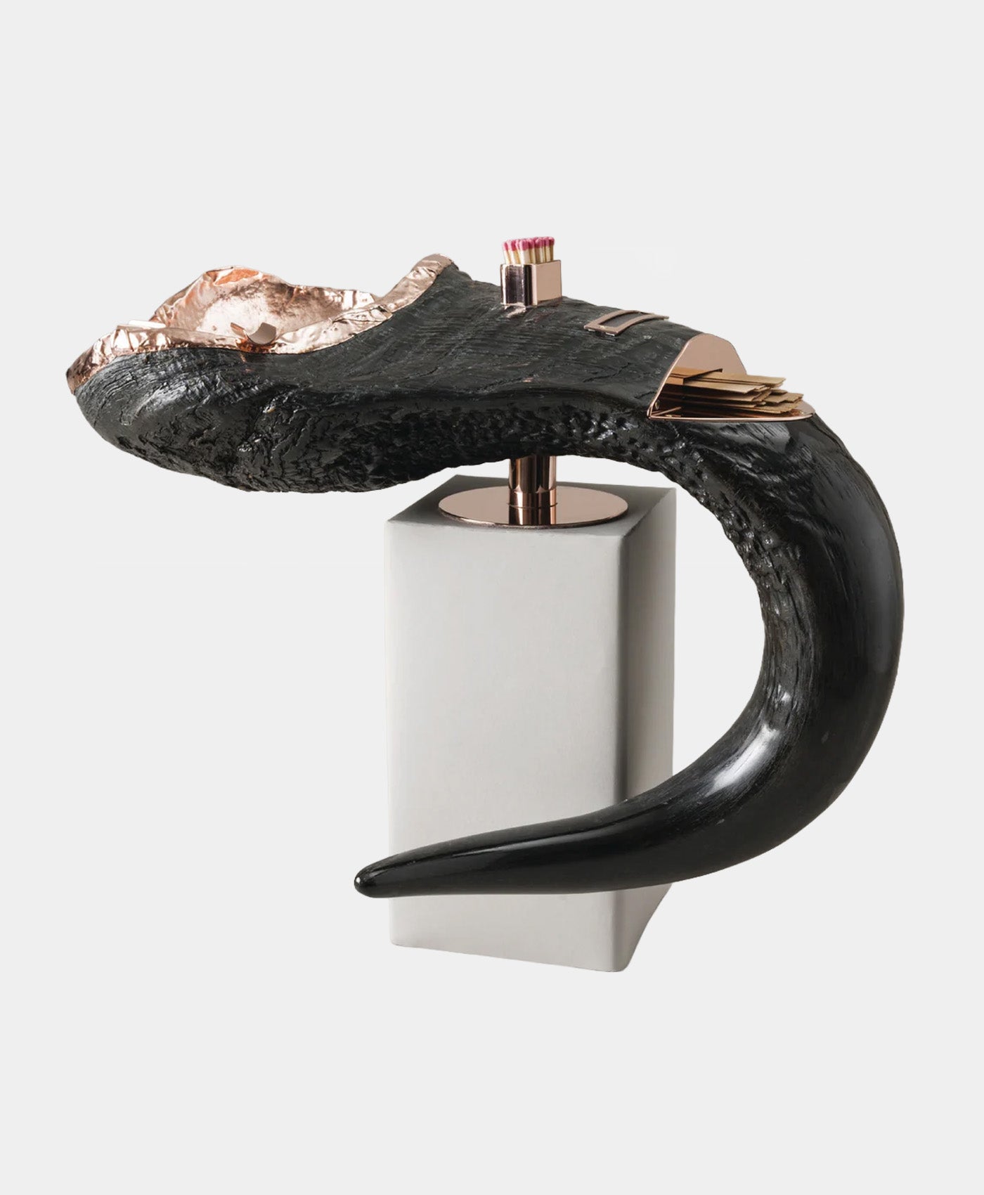 Scrumiera trabuc corn de bivol