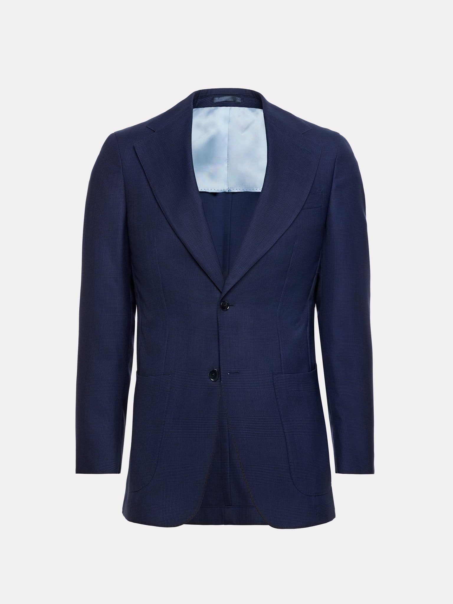 COSTUM tesatura FRATELLI TALLIA DI DELFINO navy in carouri - Viggo