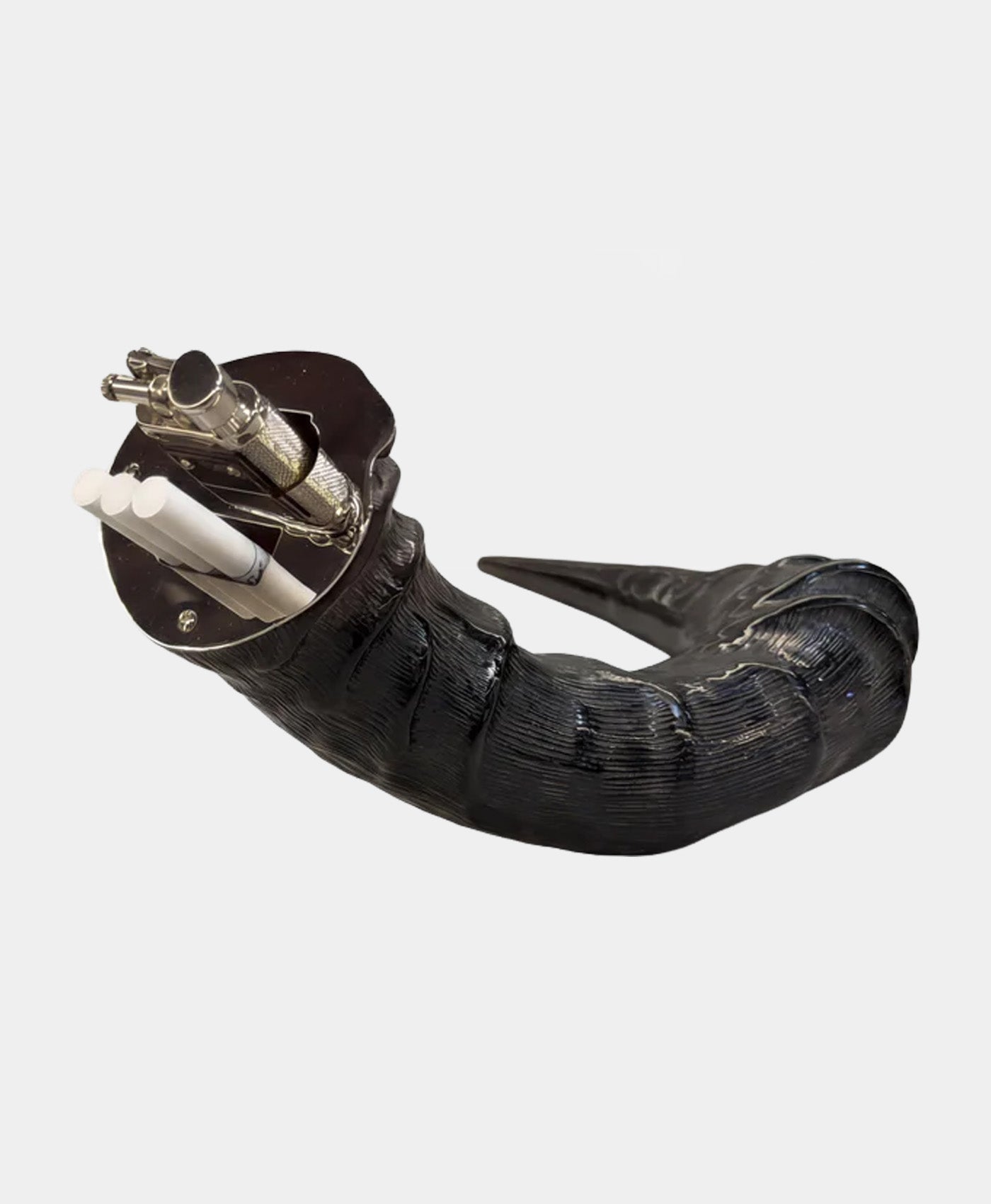 Set suport tigari si bricheta din corn de antilopa