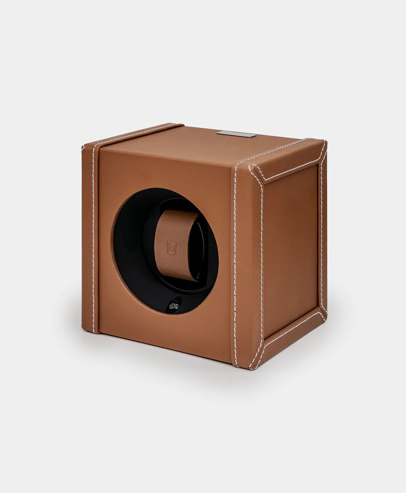 Cutie intors ceasuri automatice piele maro