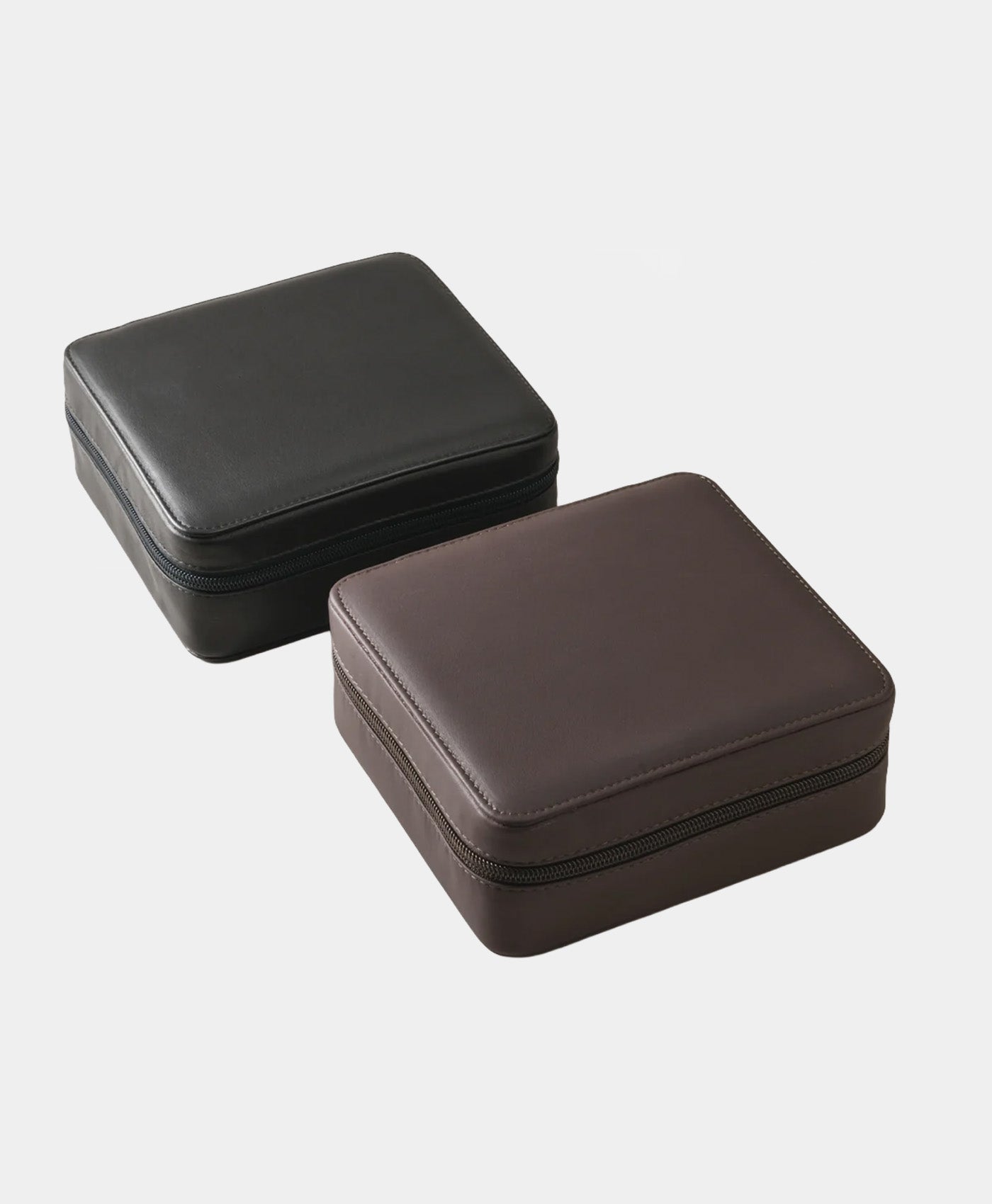 Set piele neagra ingrijire pantofi - travelling