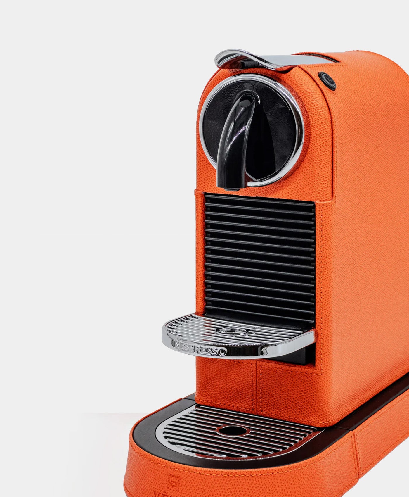 Espressor Nespresso Citiz piele oranj