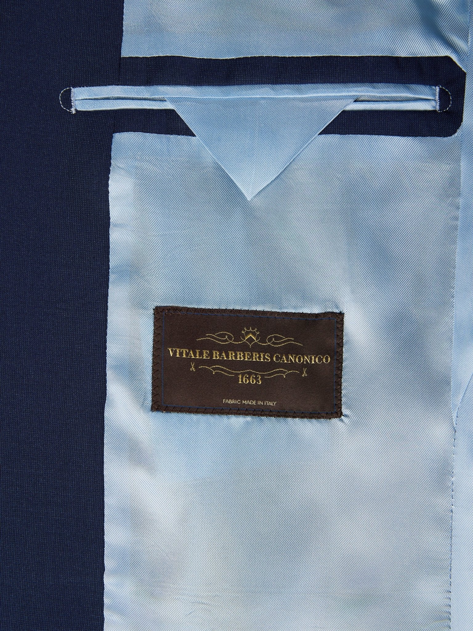 COSTUM TESATURA VITALE BARBERIS CANONICO NAVY LANA&MATASE - Viggo