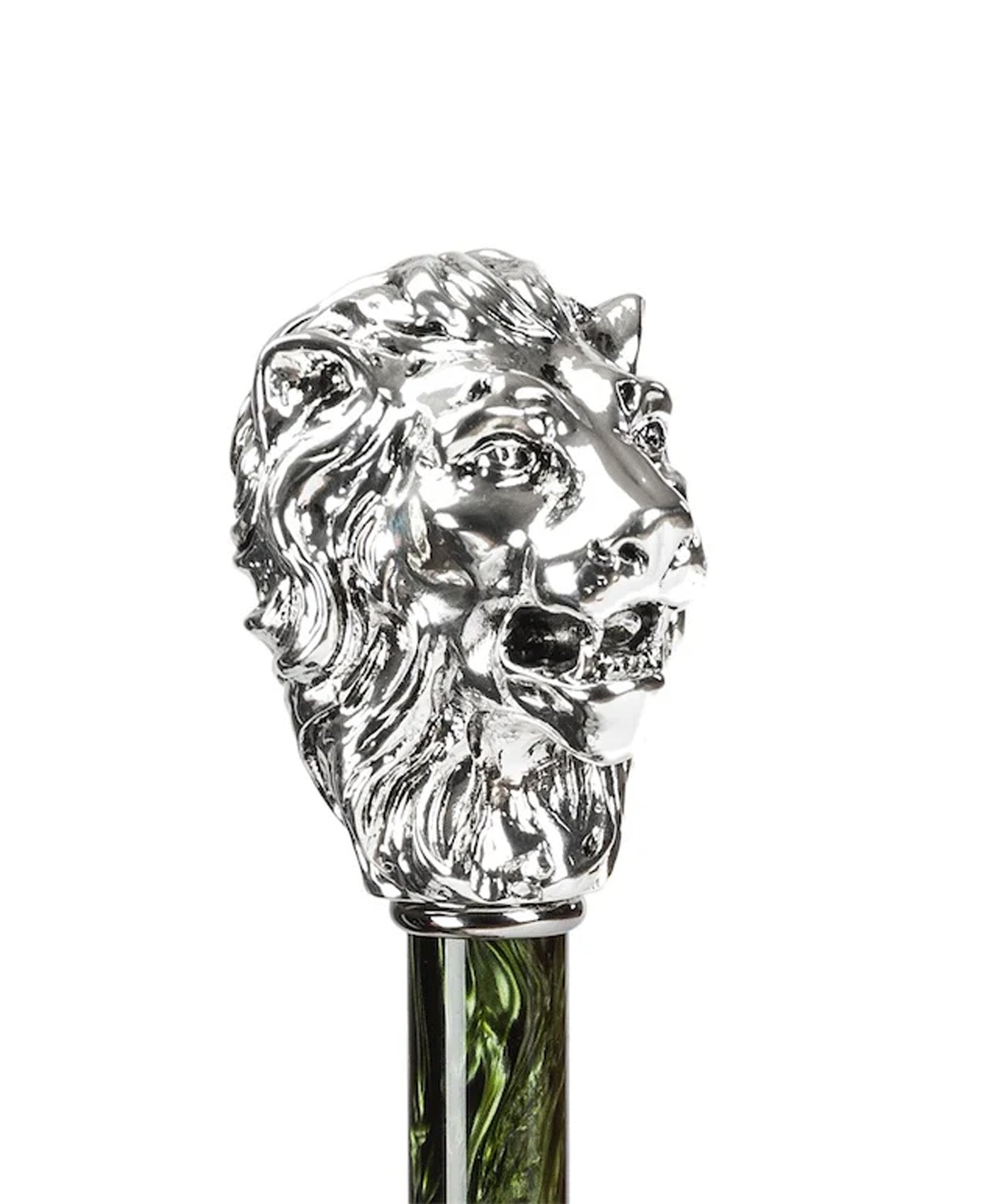 Umbrela cu maner argintiu leu