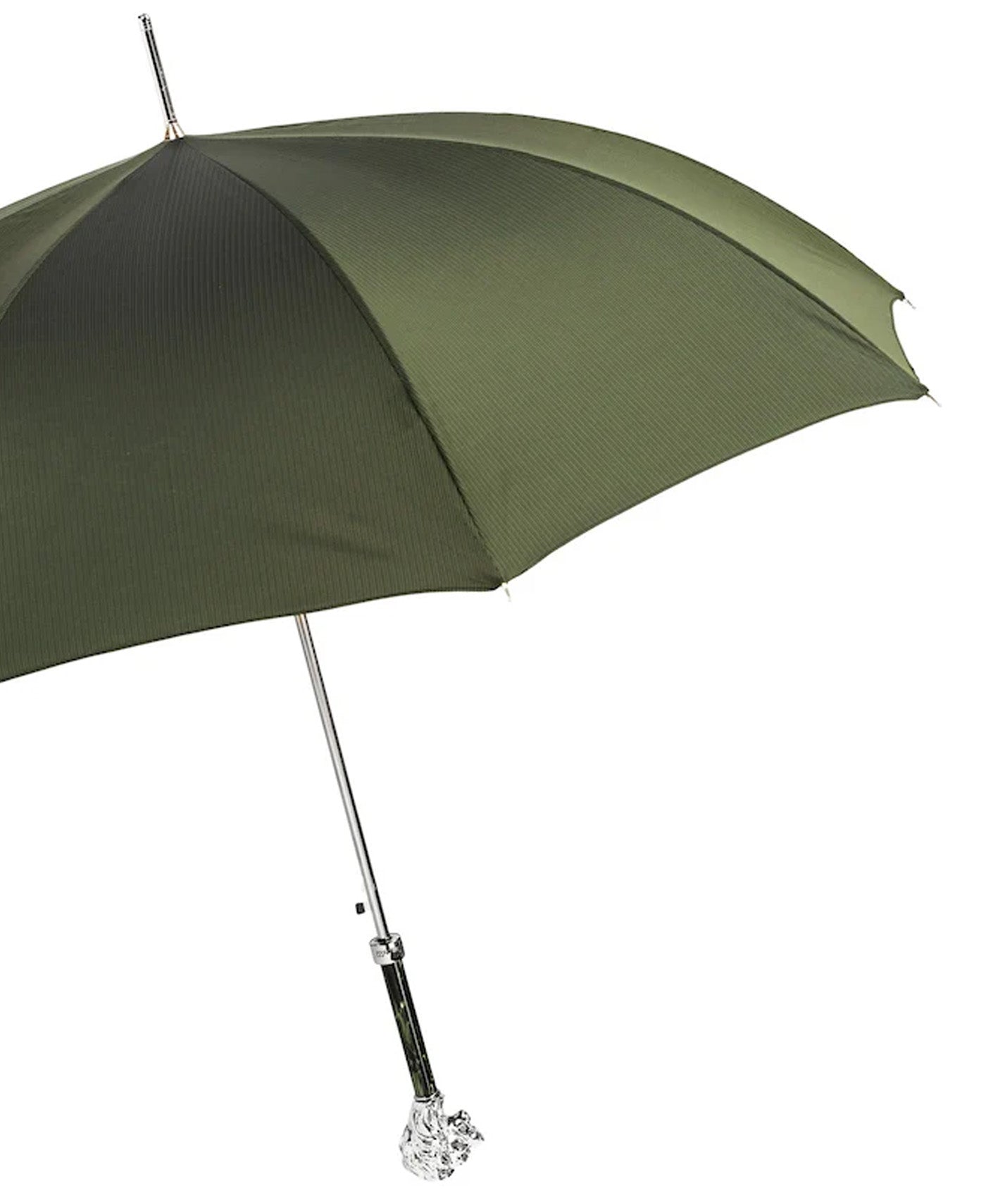 Umbrela cu maner argintiu leu