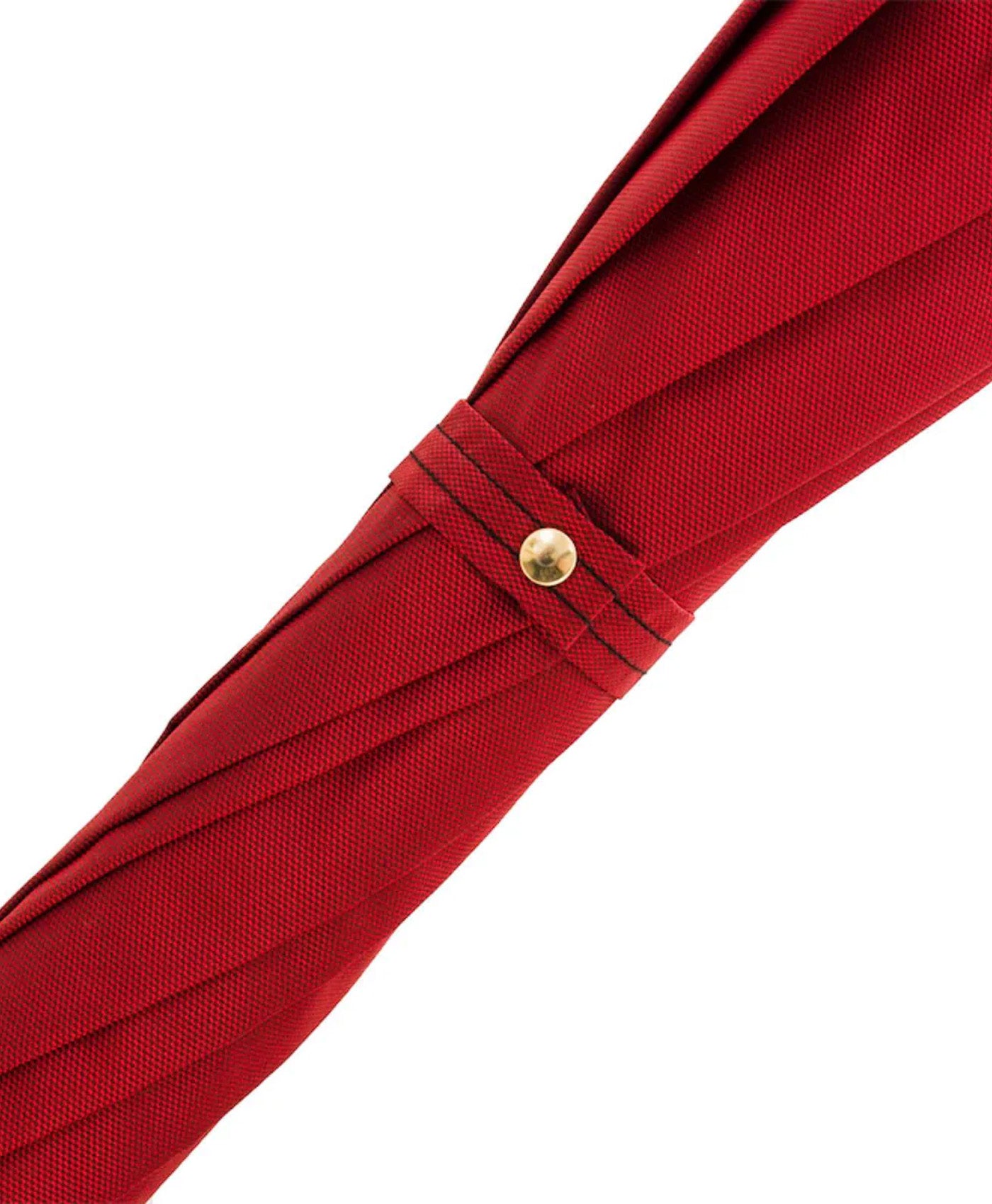 Umbrela rosie cu maner leu, cu husa si inel