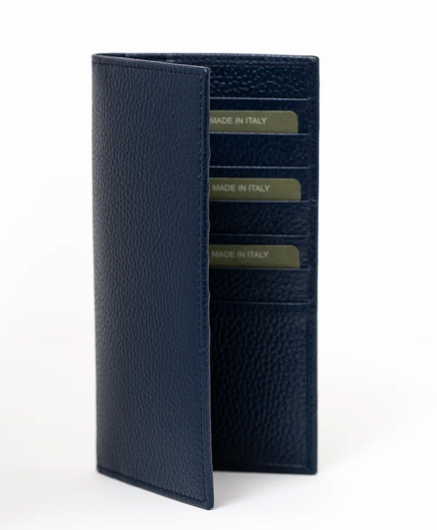 Portofel bleumarin mare piele vitel