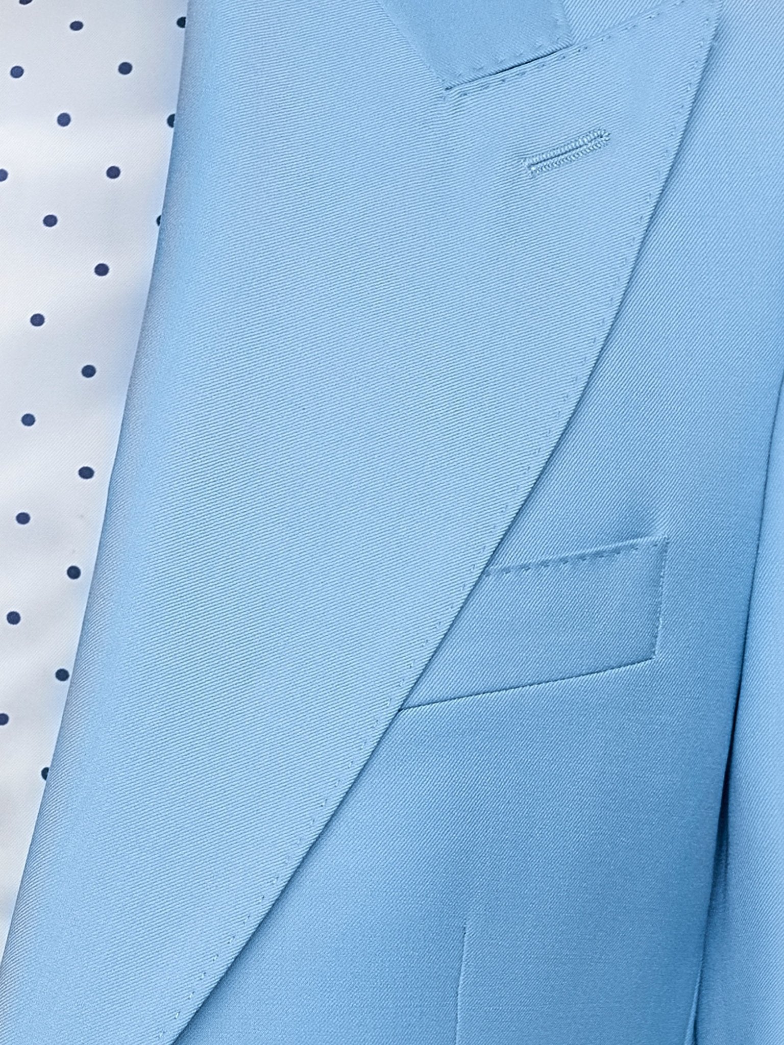 COSTUM TESATURA LORO PIANA, BLEU - Viggo