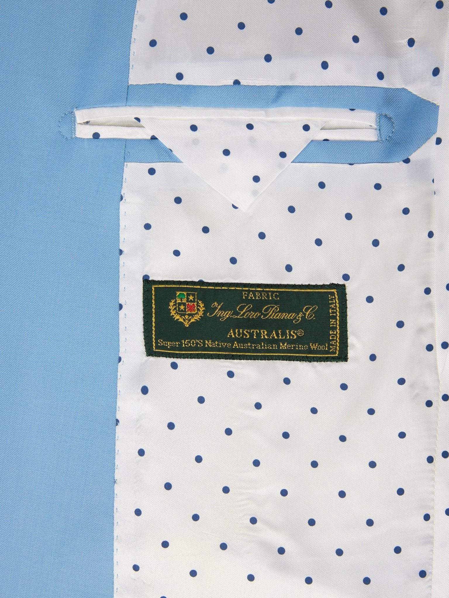 COSTUM TESATURA LORO PIANA, BLEU