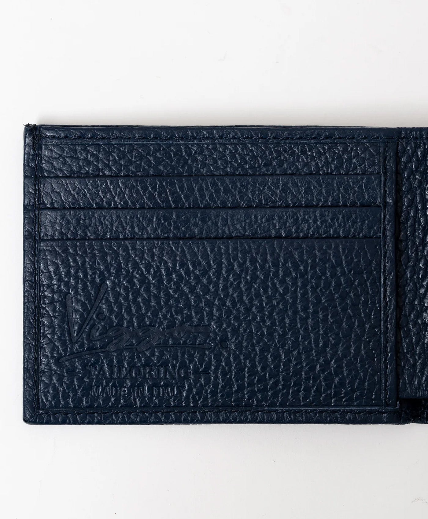 Portofel bleumarin mic piele vitel