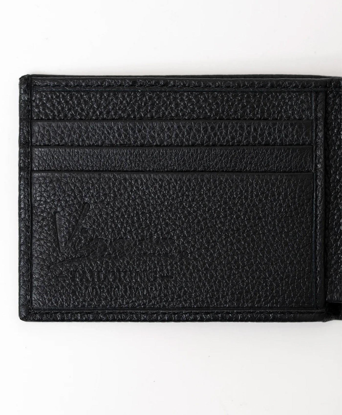 Portofel negru mic piele vitel