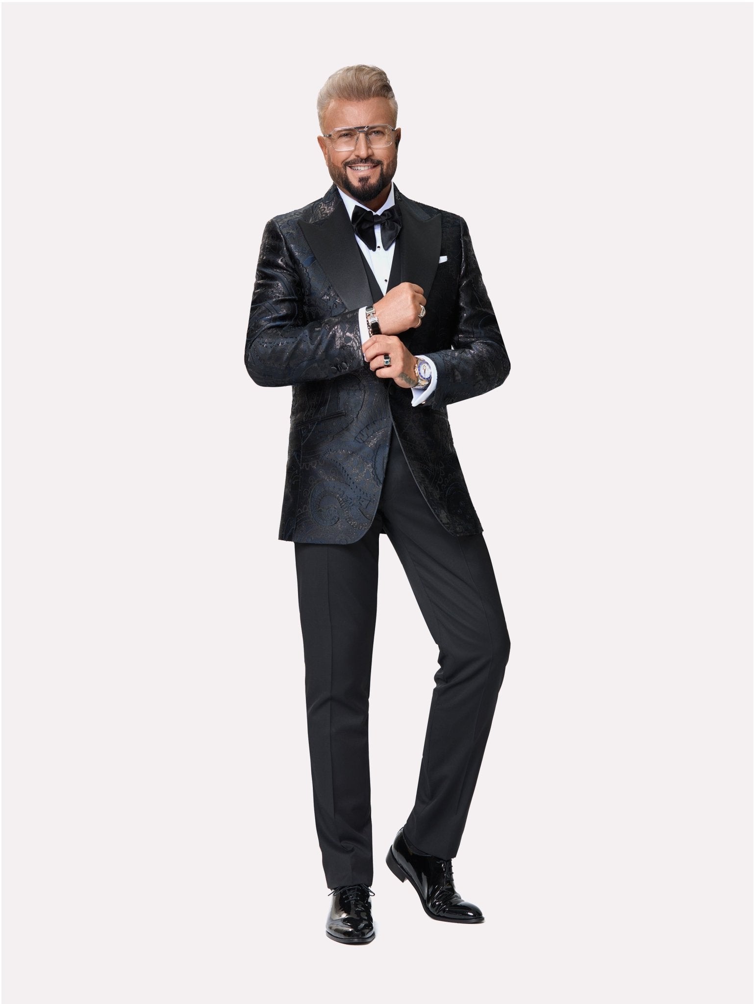 Sacou smoking made to measure model paisley lucios - Viggo