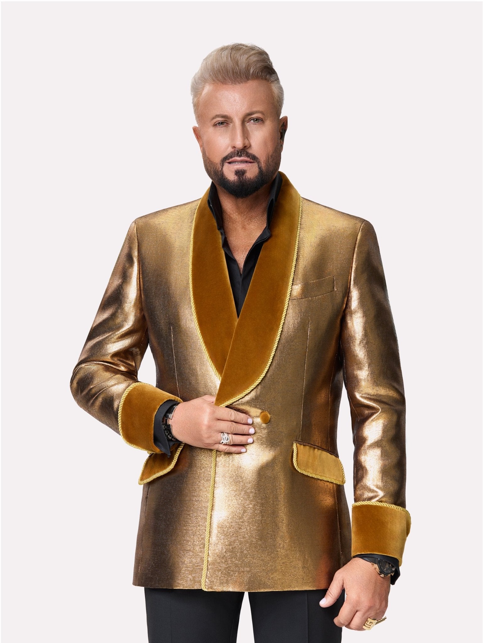 Sacou smoking made to measure auriu - Viggo