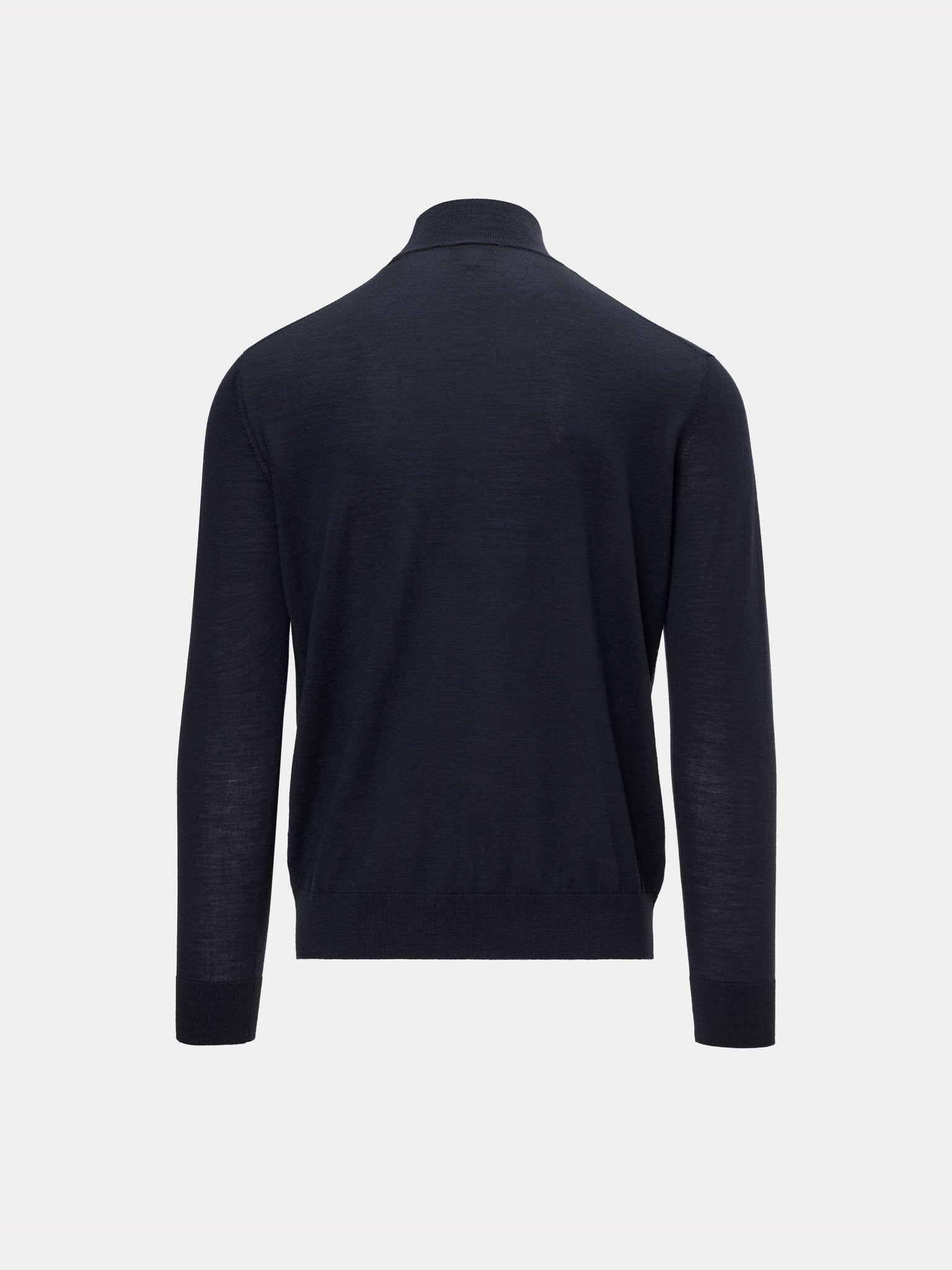 Maleta din lana merino extra fina 16 GG, texturata, navy - Viggo