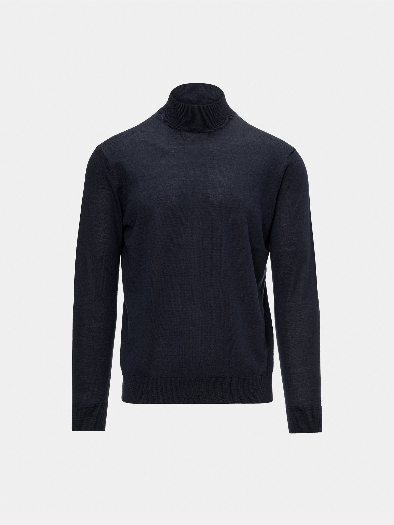 Maleta din lana merino extra fina 16 GG, texturata, navy - Viggo