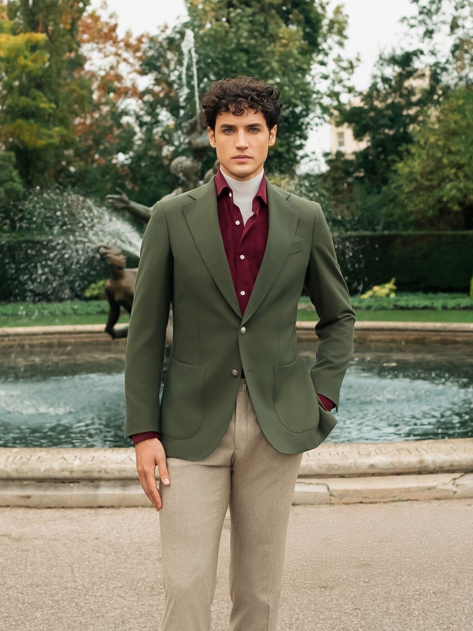 Sacou verde slim fit - Viggo