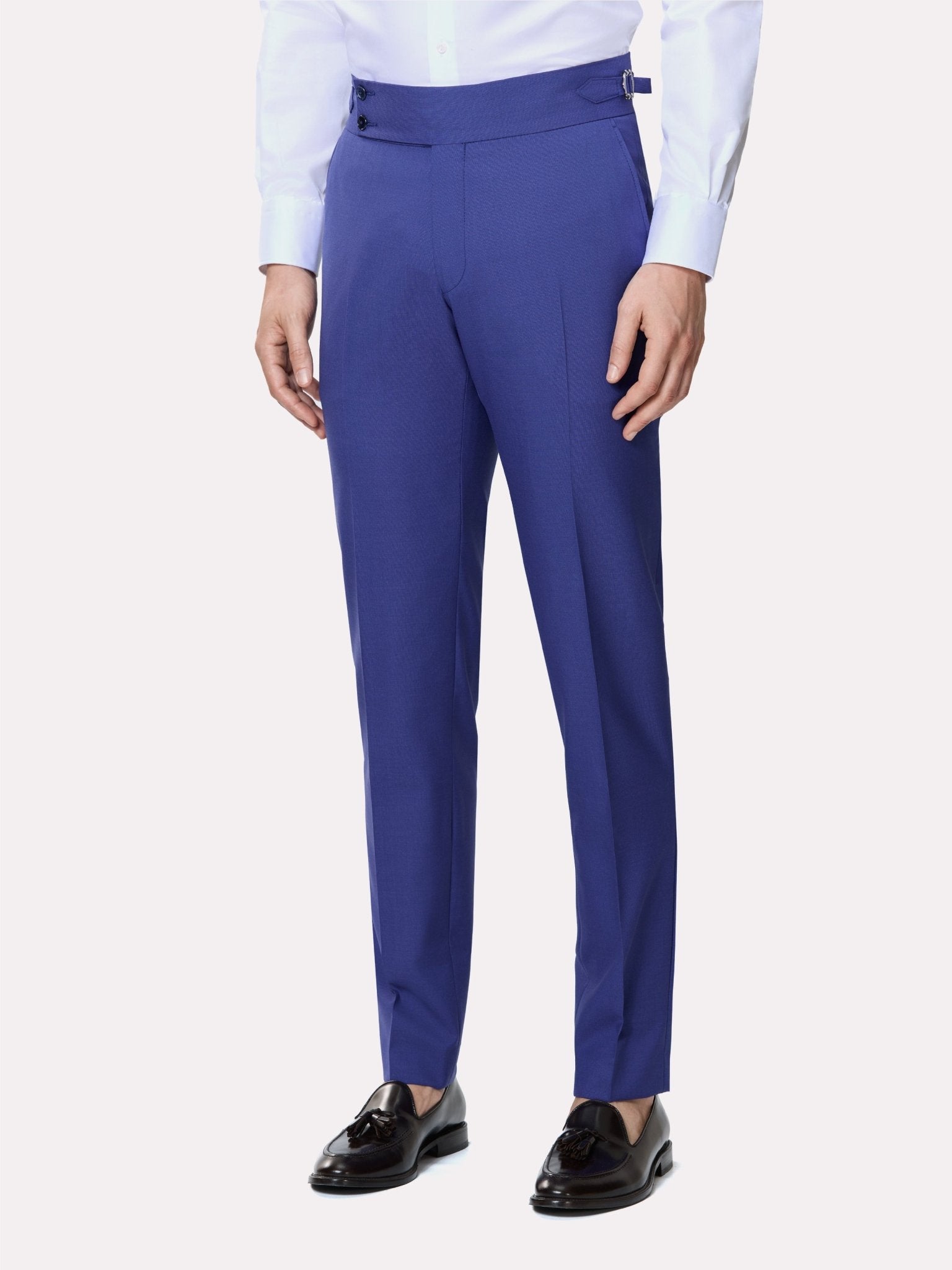 Costum tesatura Vitale Barberis, made to measure, albastru indigo - Viggo