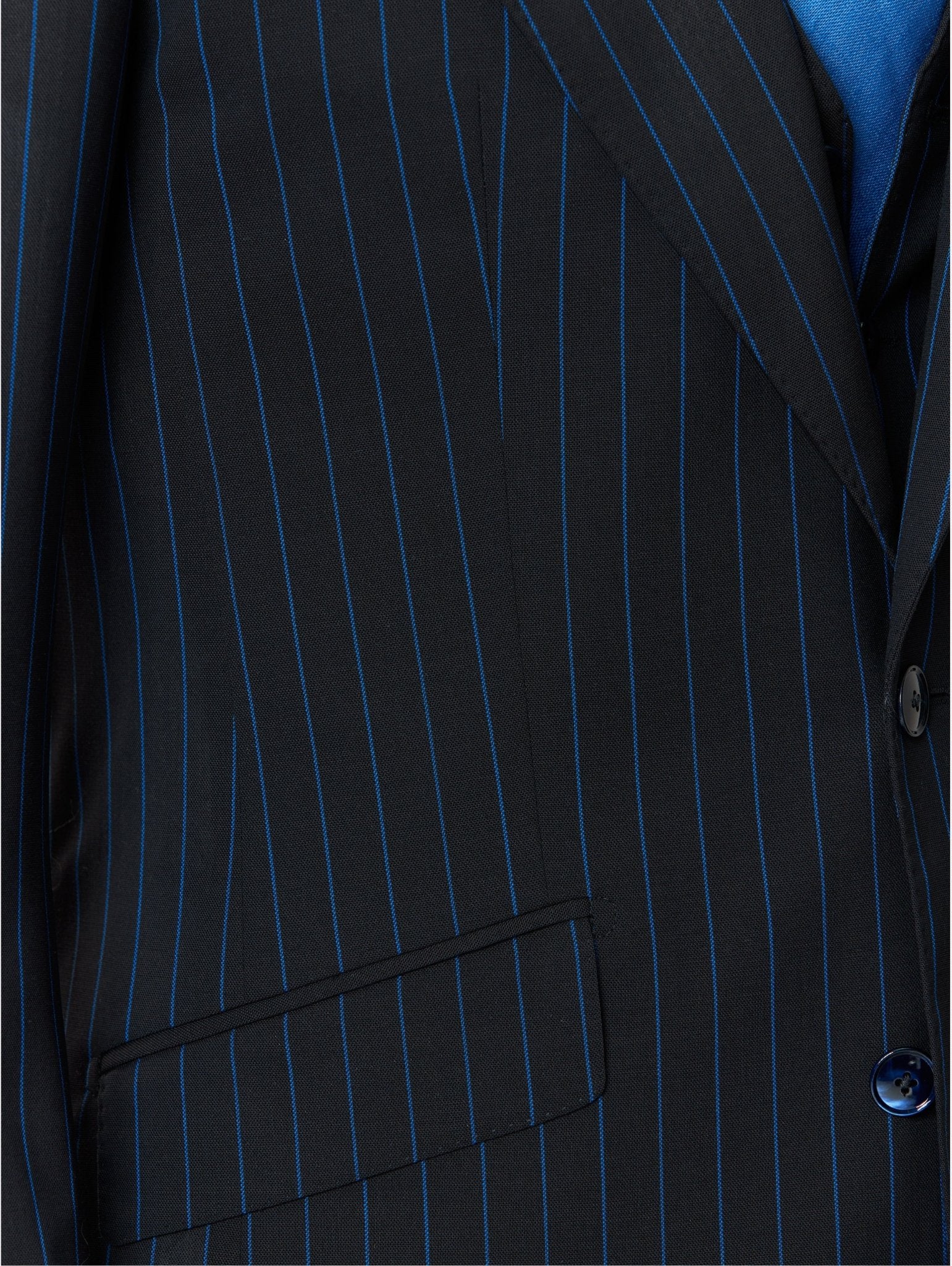 Costum tesatura Tallia di Delfino, made to measure, maro cu dungi - Viggo