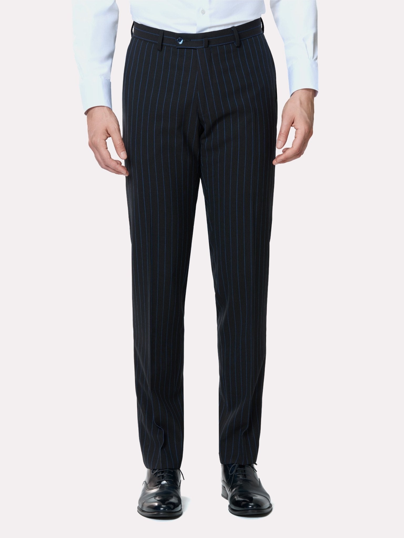 Costum tesatura Tallia di Delfino, made to measure, maro cu dungi - Viggo