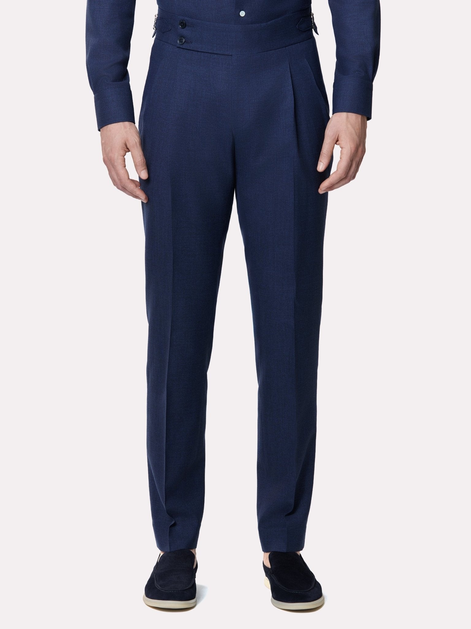 Costum tesatura Loro Piana, made to measure, bleumarin - Viggo