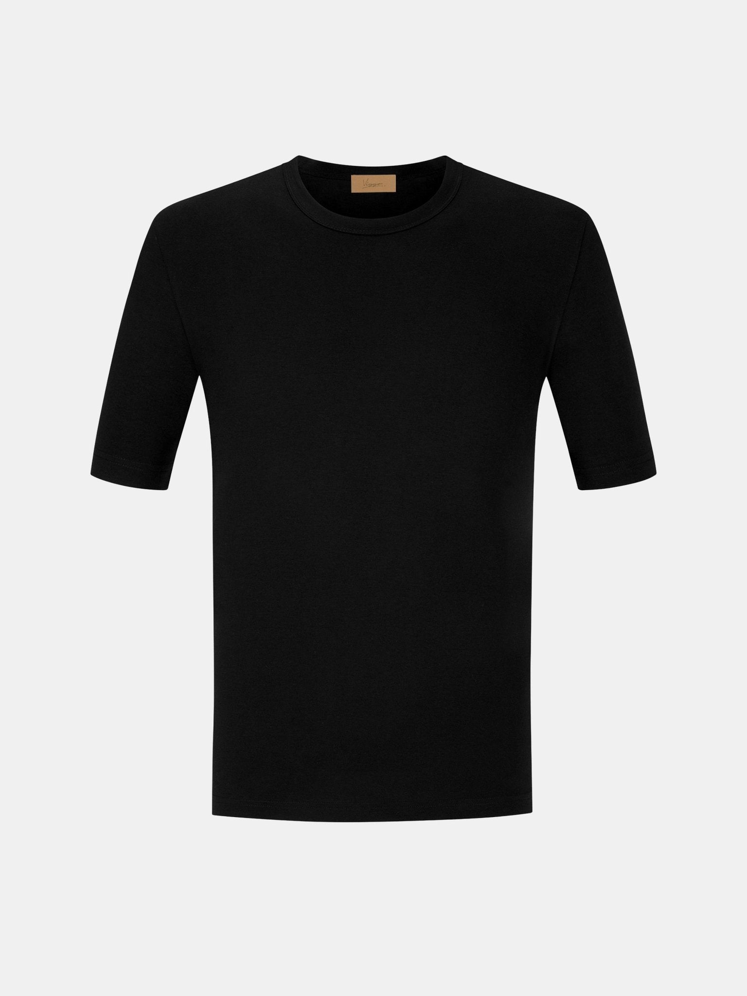Tricou negru matase - Viggo