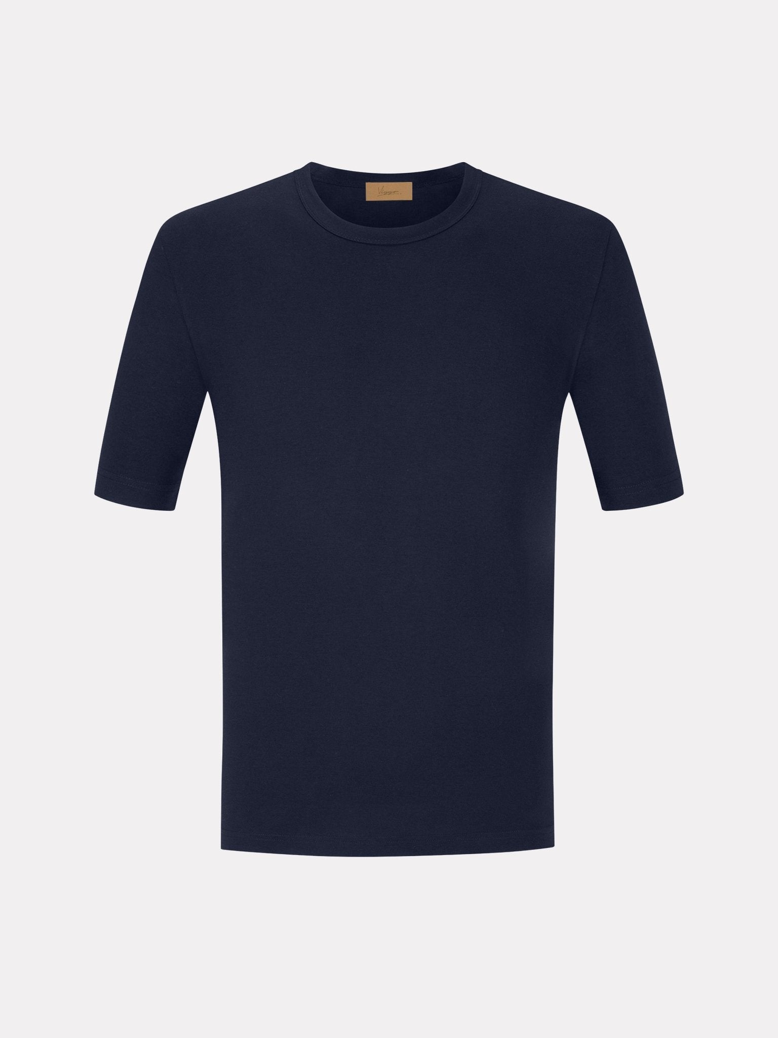 Tricou navy matase - Viggo