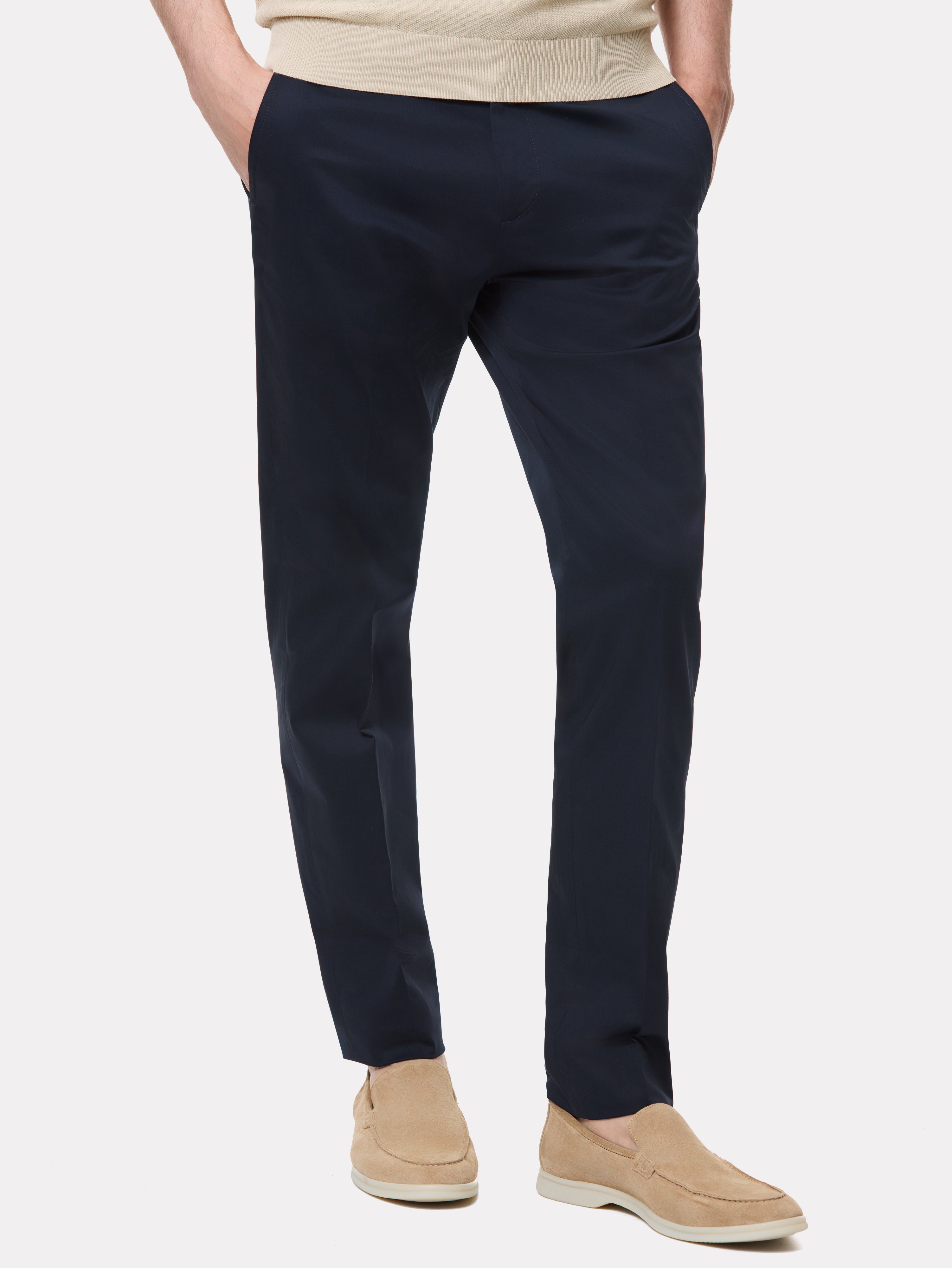 Pantaloni chinos navy