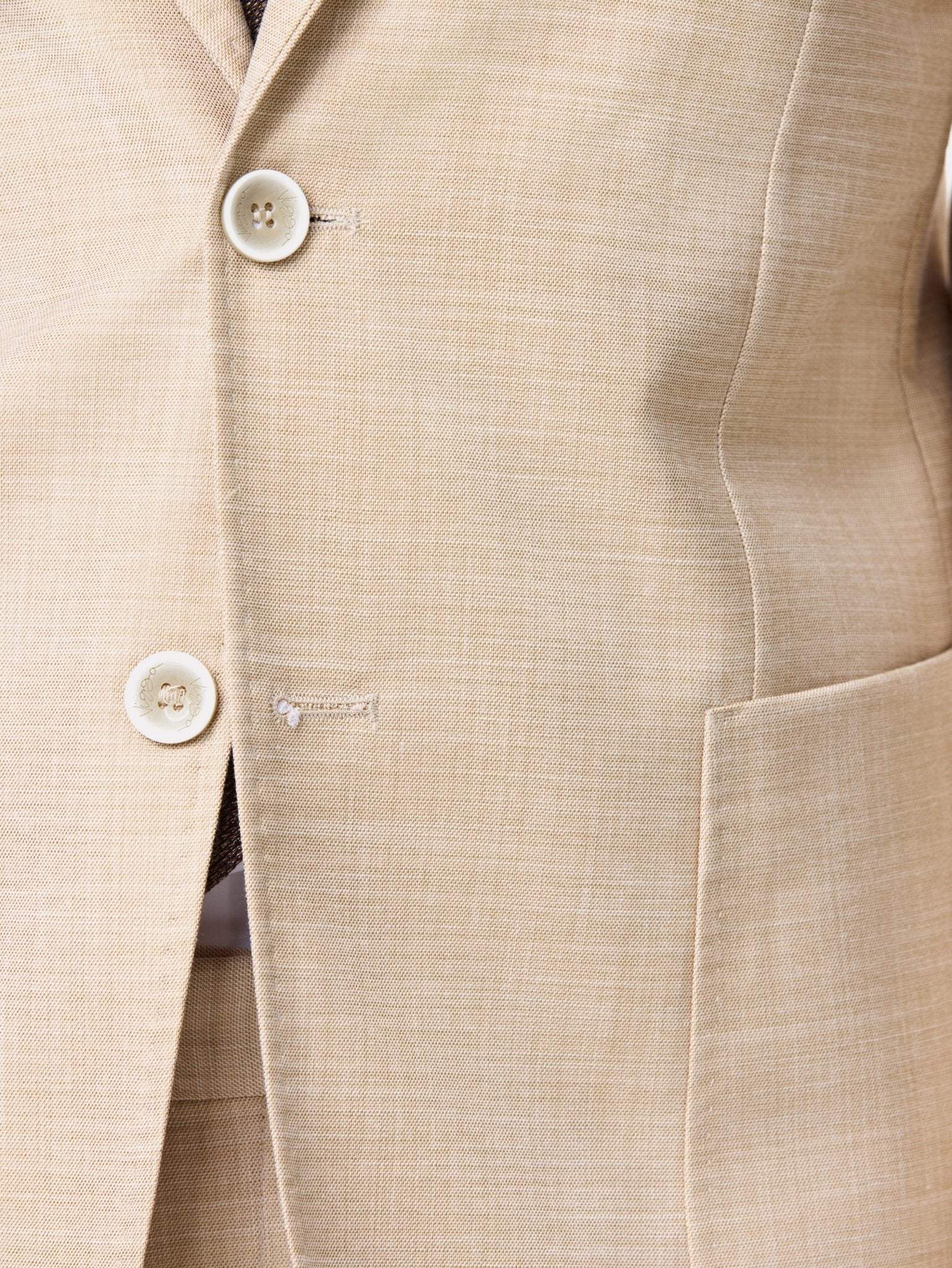 Costum slim fit bej
