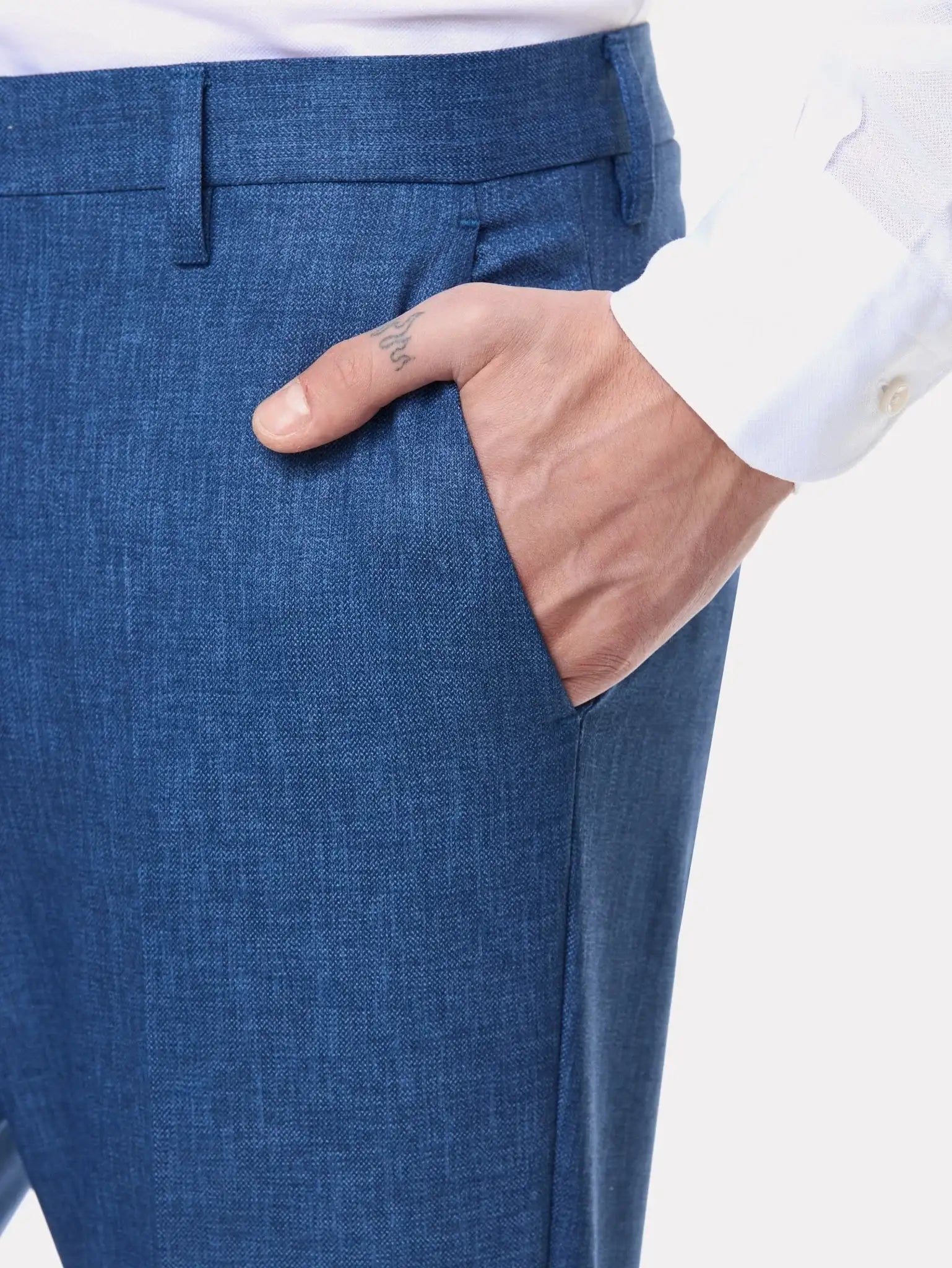 Costum slim fit albastru