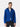 Jacheta reversibila albastru/navy din material tehno si lana