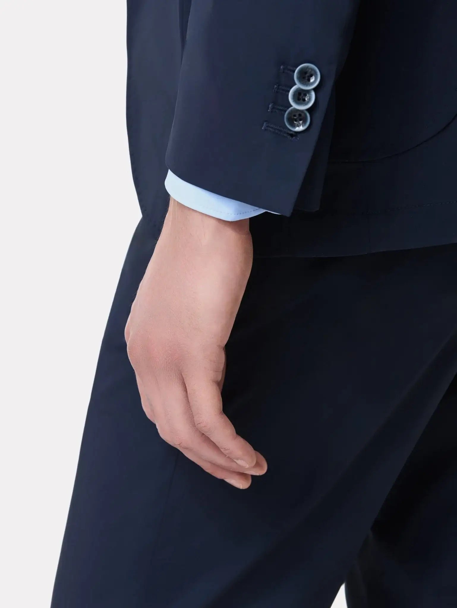 Costum slim fit bleumarin