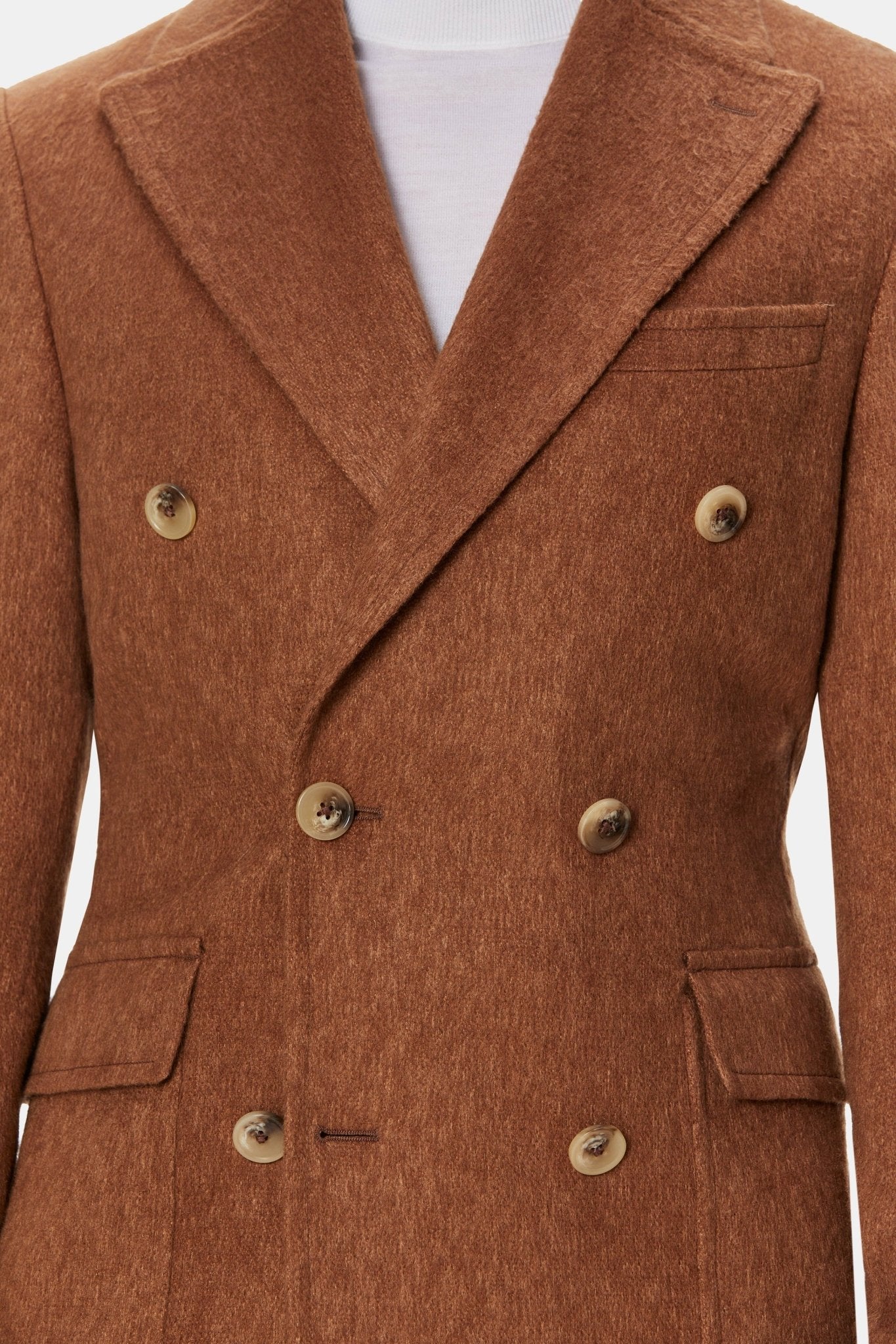 Palton camel din par de camila - Viggo