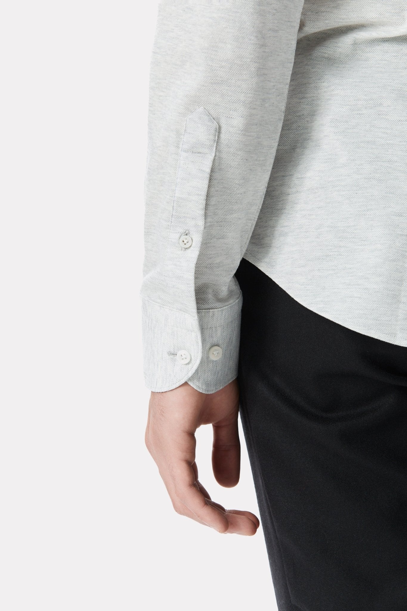 Camasa gri birdseye - Viggo