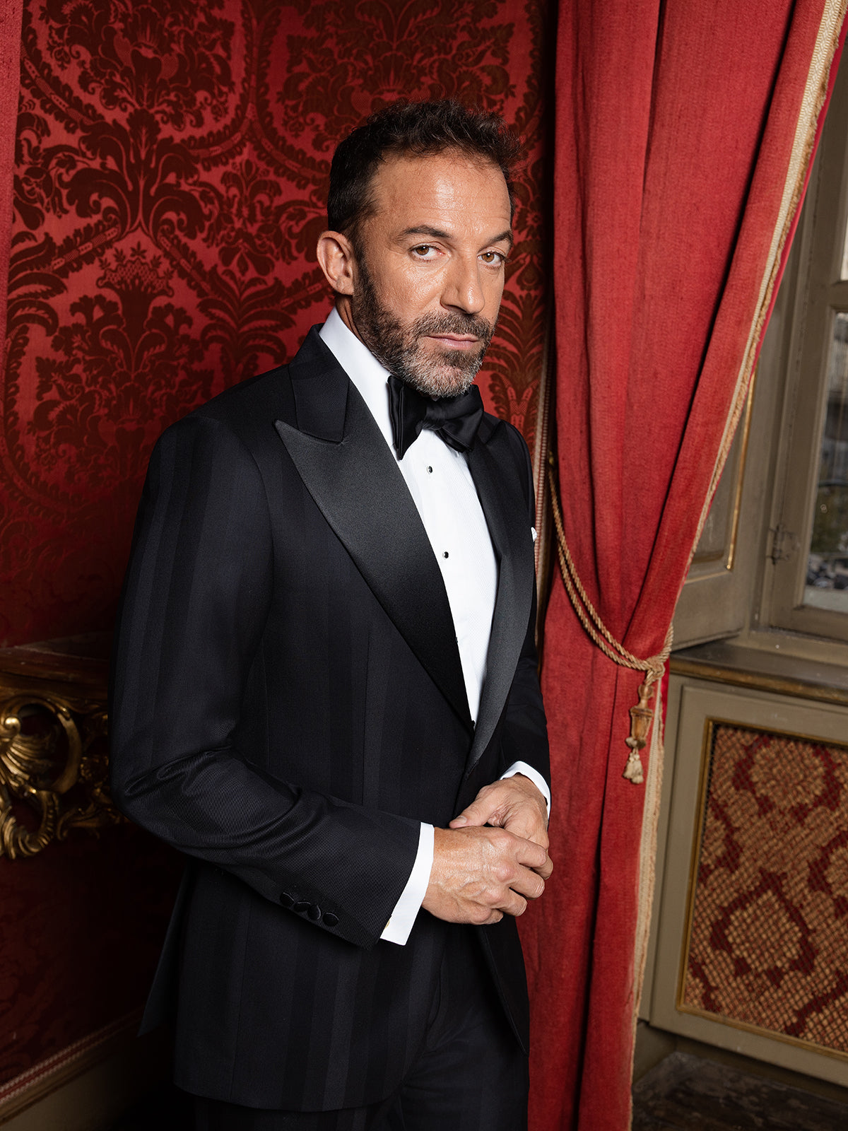 Costum smoking dungi ton pe ton, Made to Measure, lana