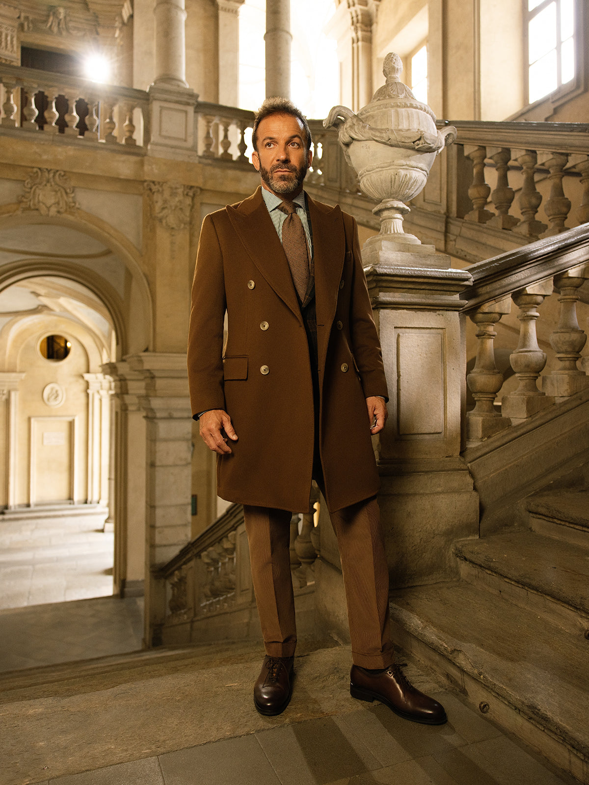 Palton camel, Made to Measure, lana