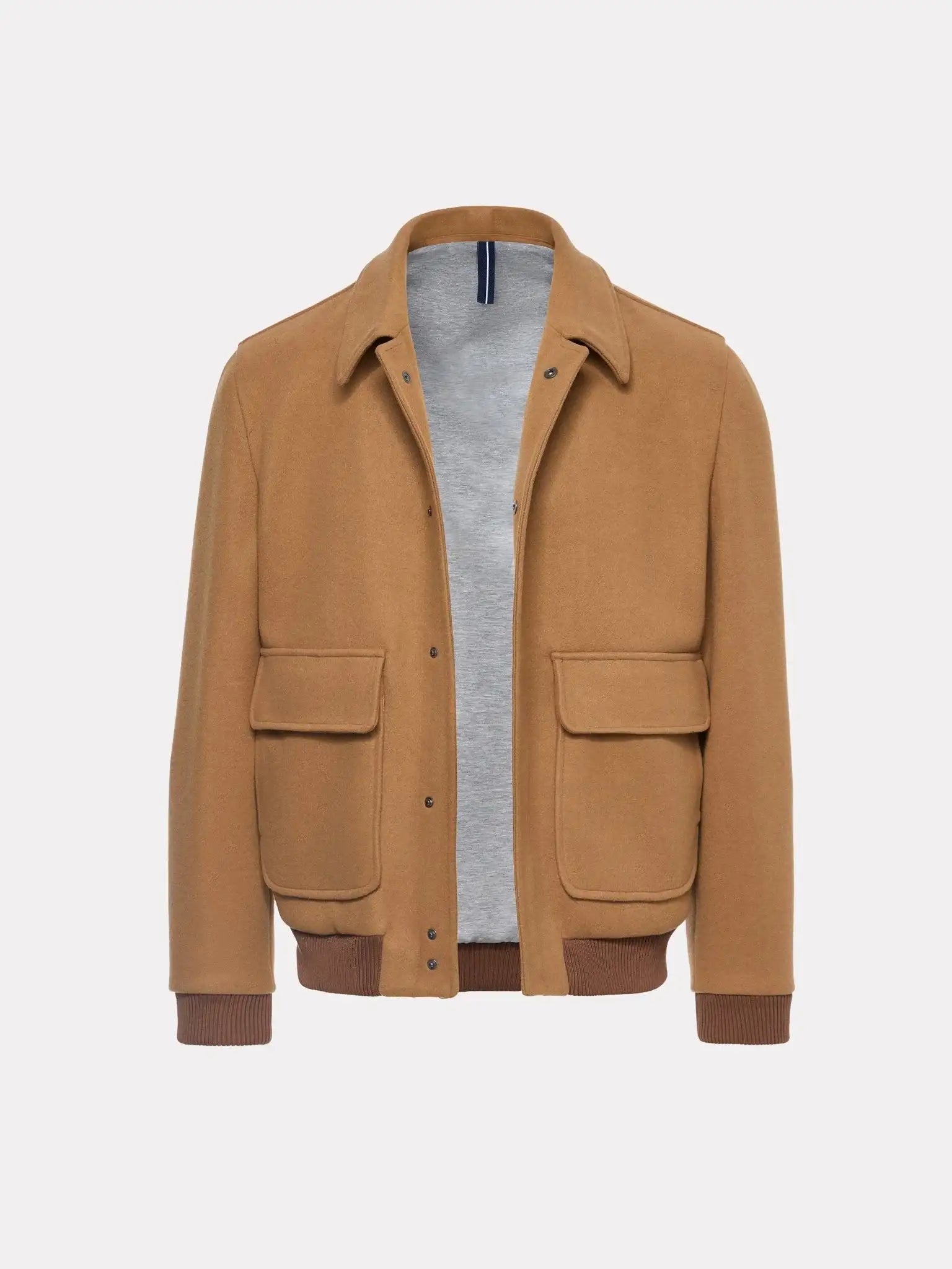 Camel bomber jacket