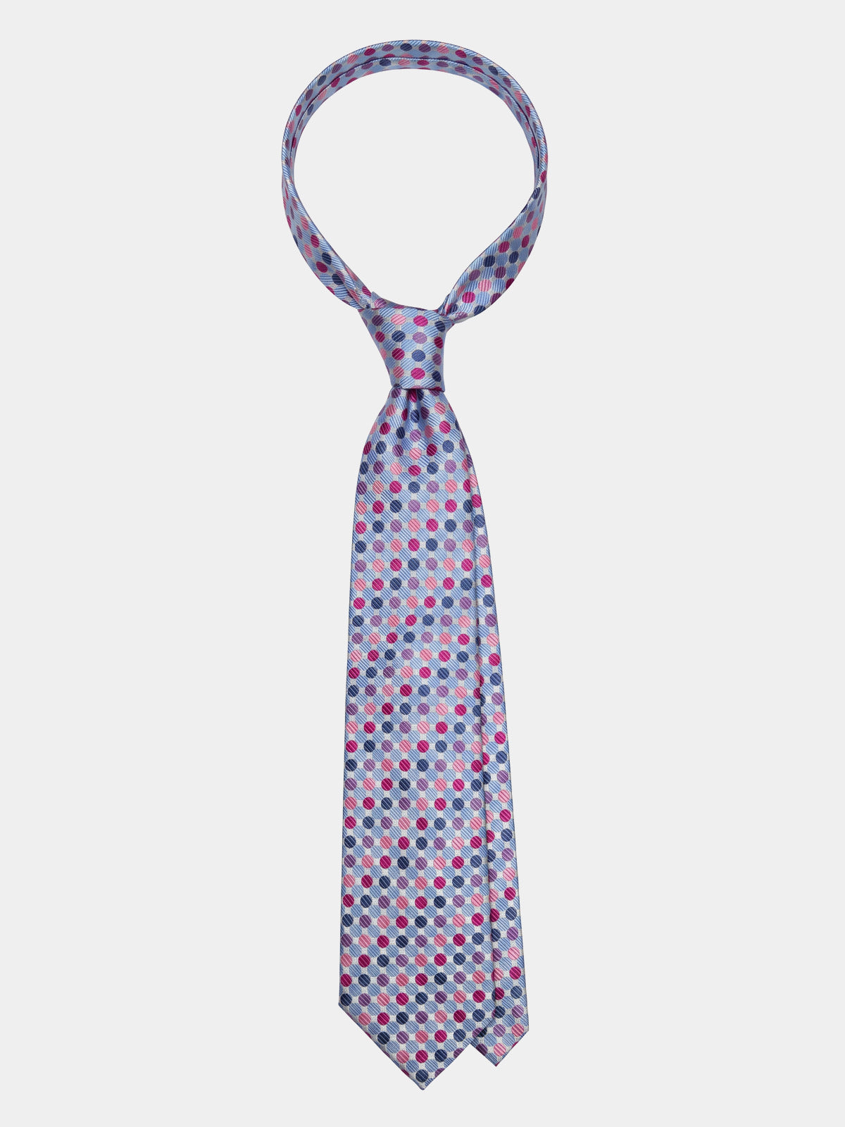 Cravata matase cu pattern multicolor buline