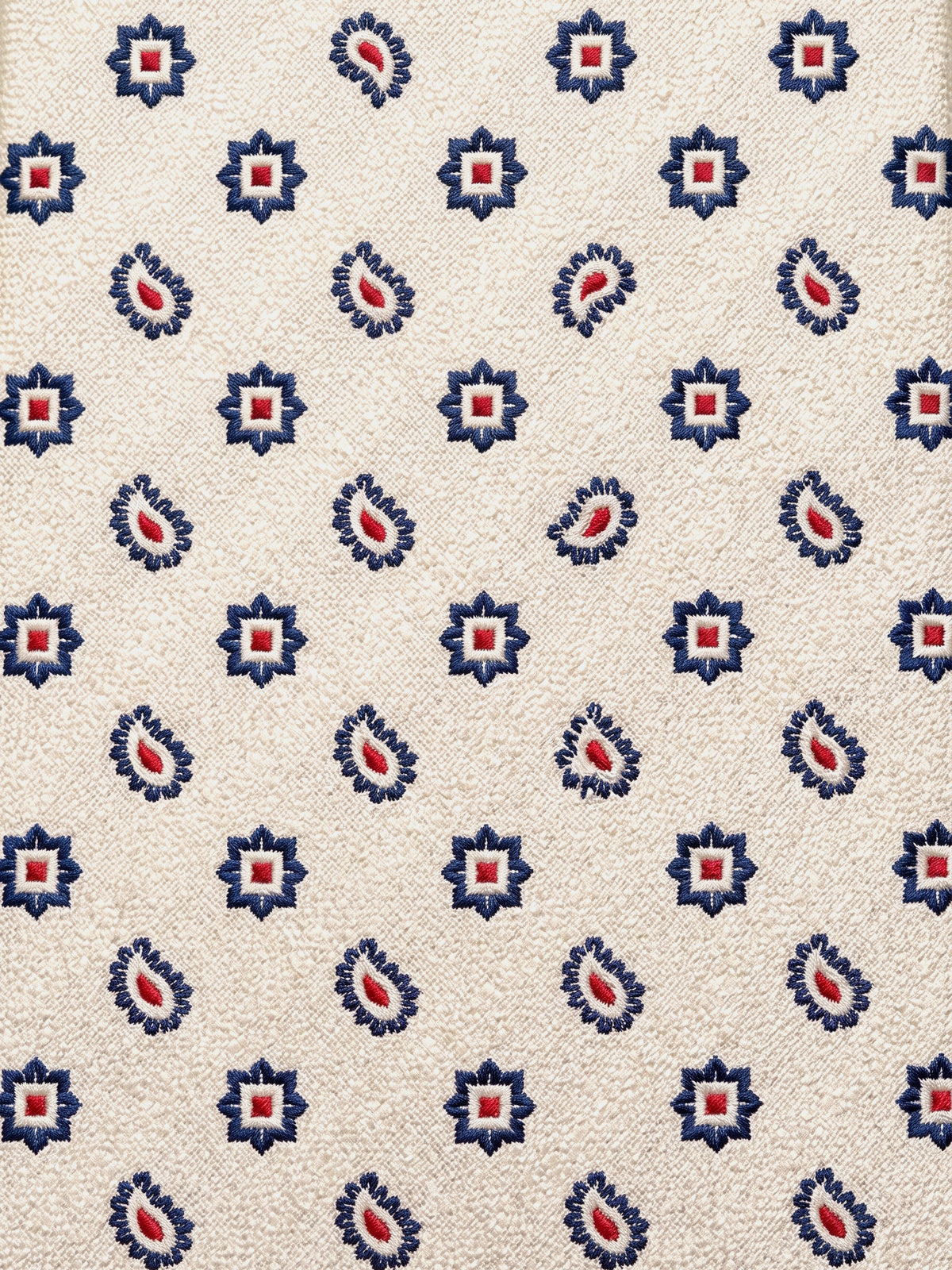 Cravata cu pattern multicolor mix de matase