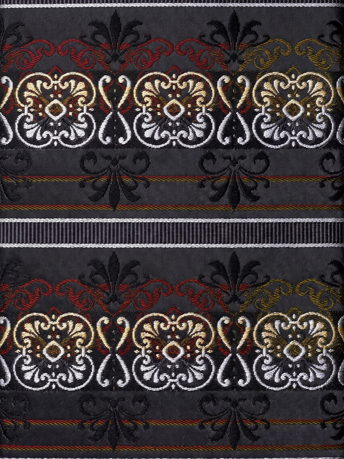 Cravata mix matase motive Fleur-de-lis