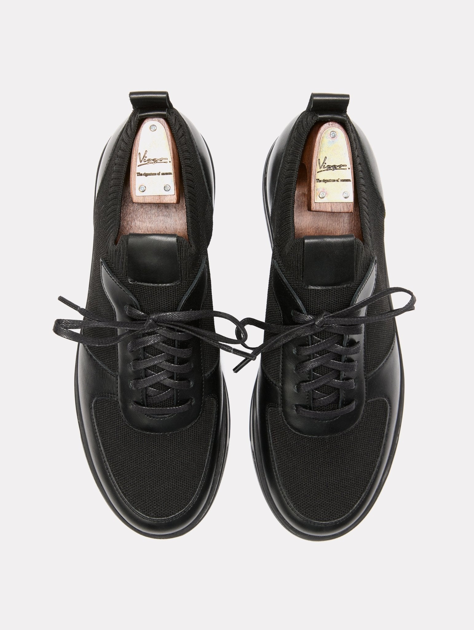 SNEAKERS NEGRU piele & textil - Viggo