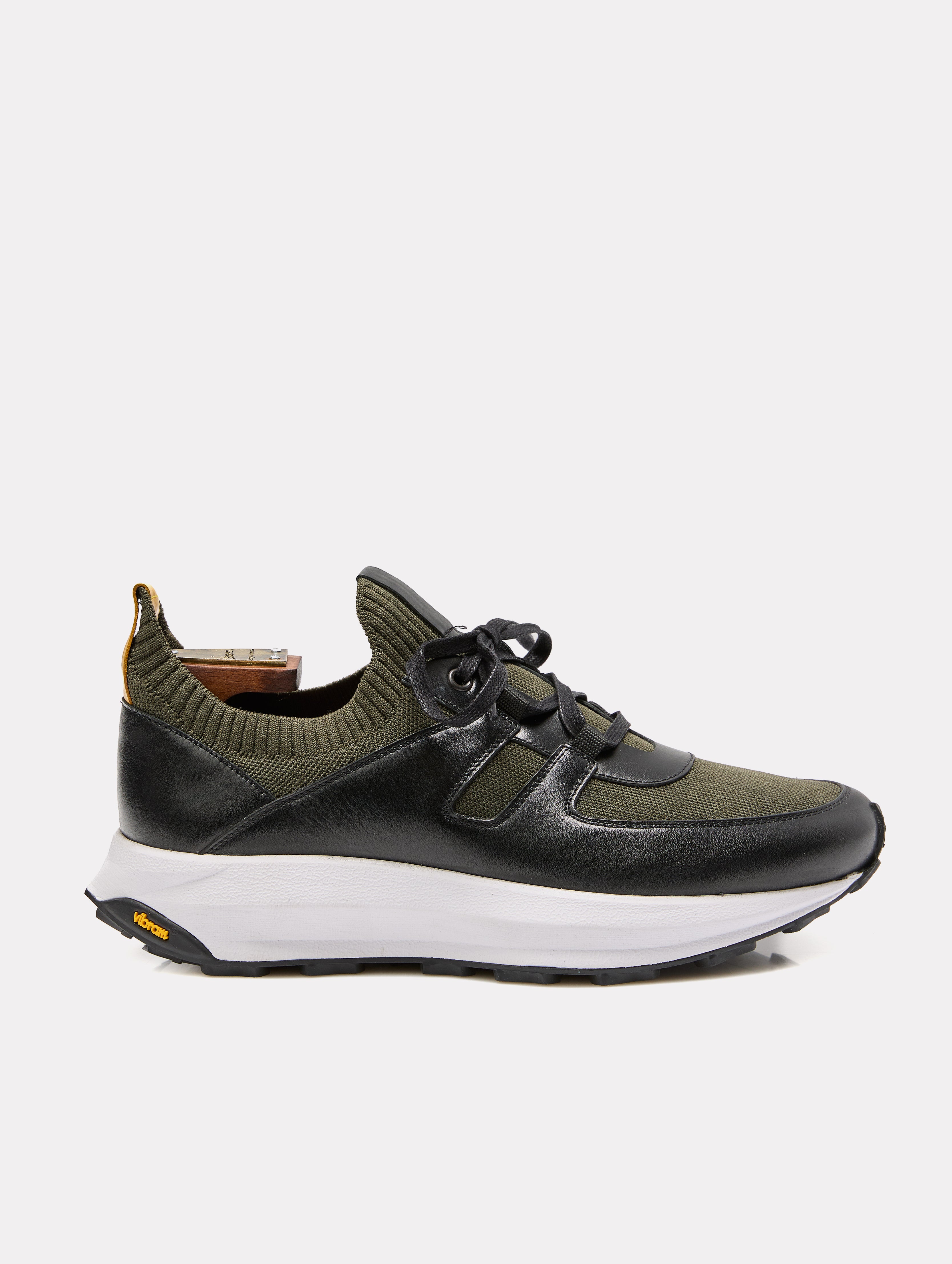 SNEAKERS ARMY PIELE & TEXTIL