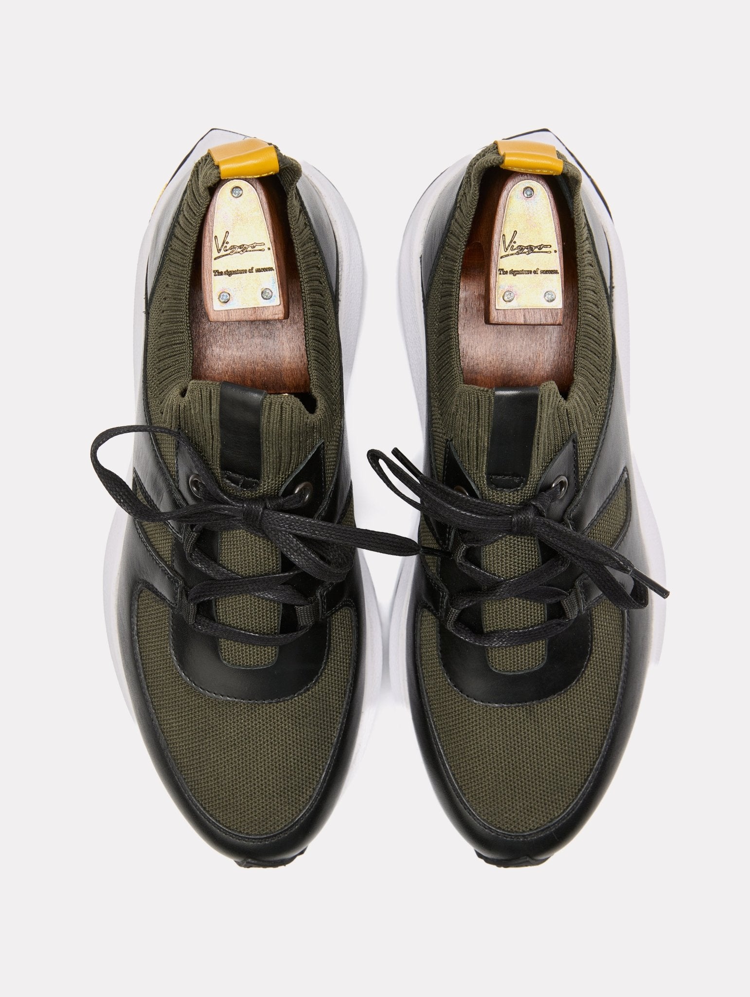 SNEAKERS ARMY PIELE & TEXTIL - Viggo