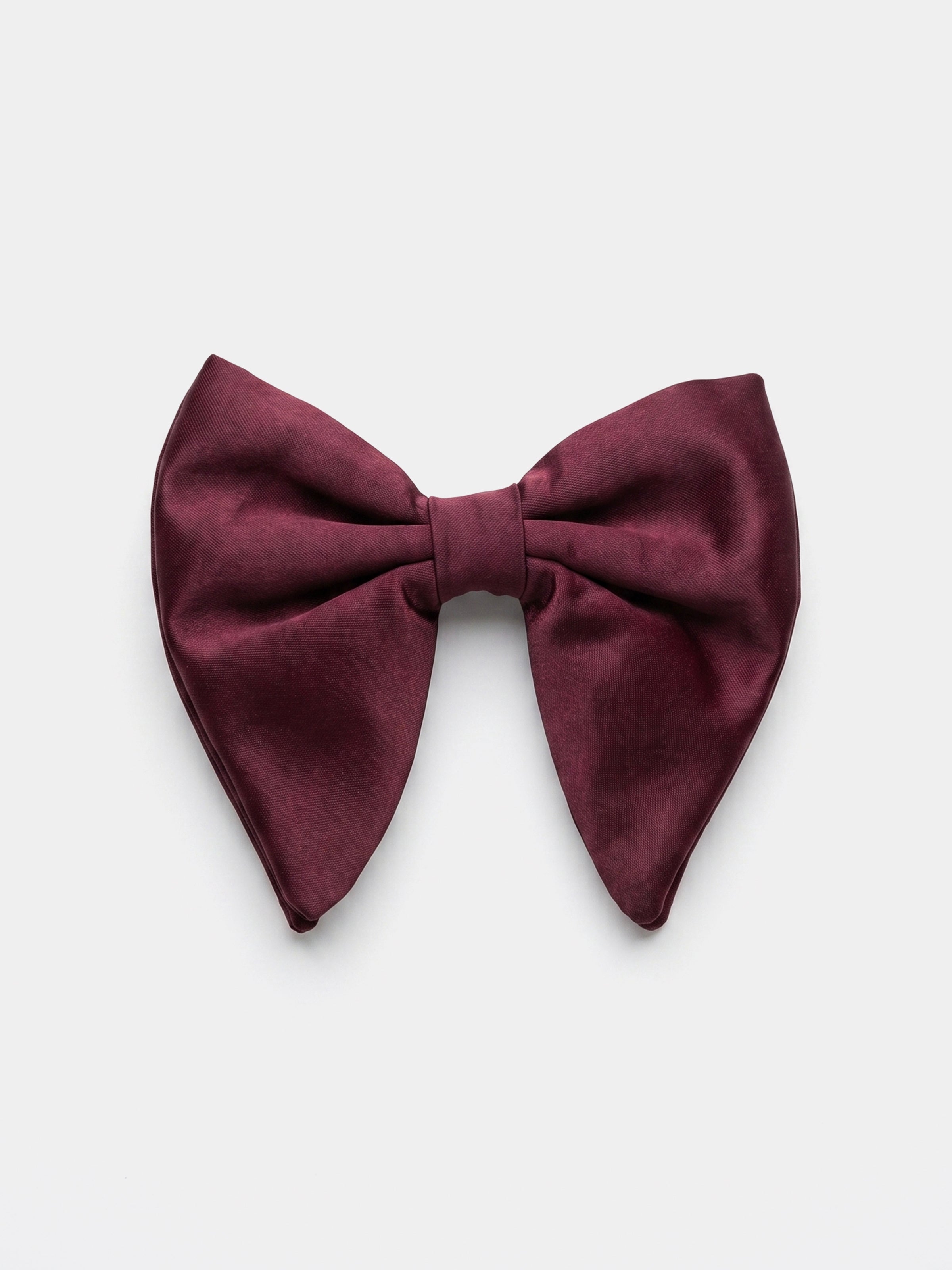Papion burgundy matase