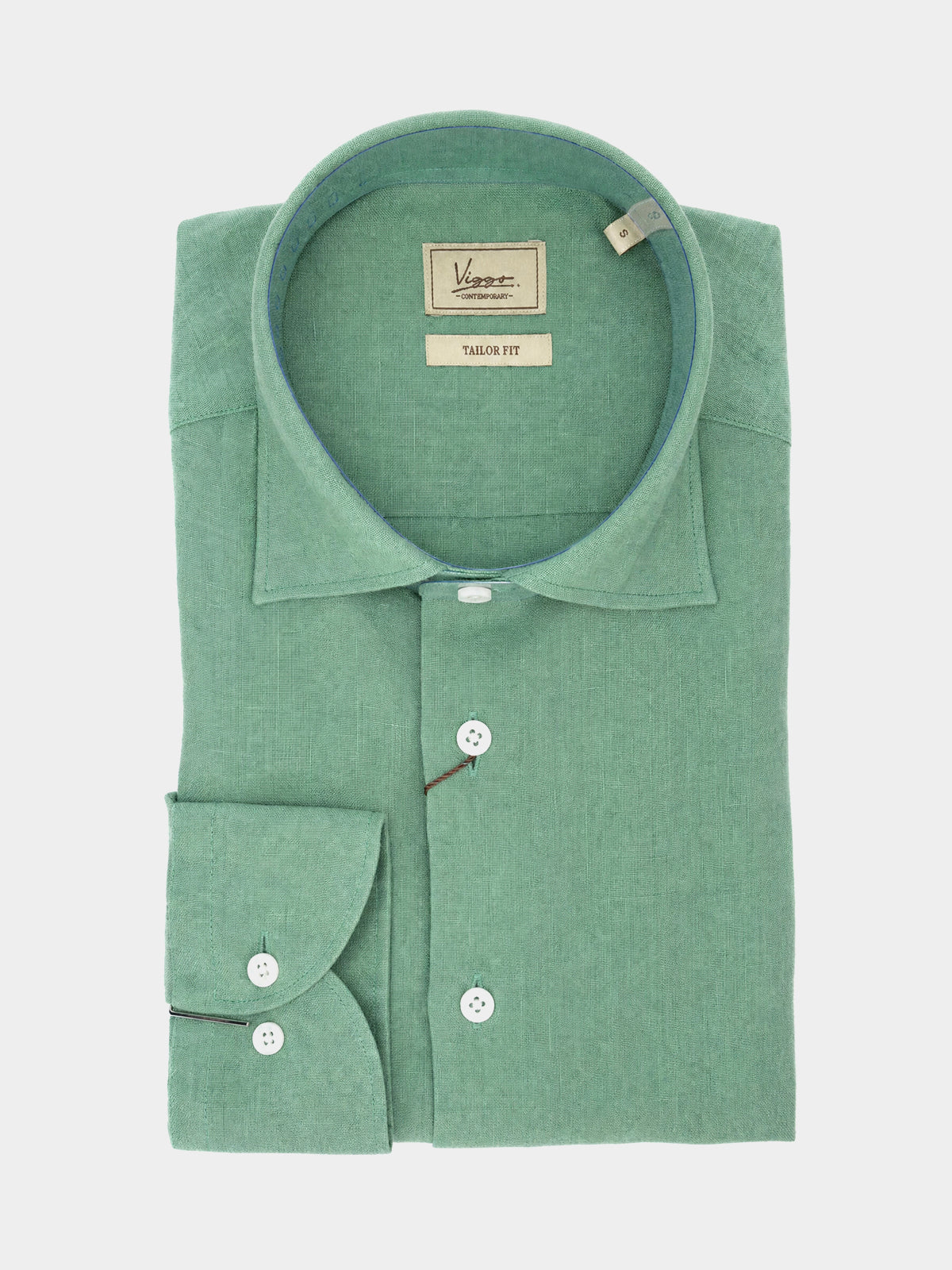 Camasa verde din in