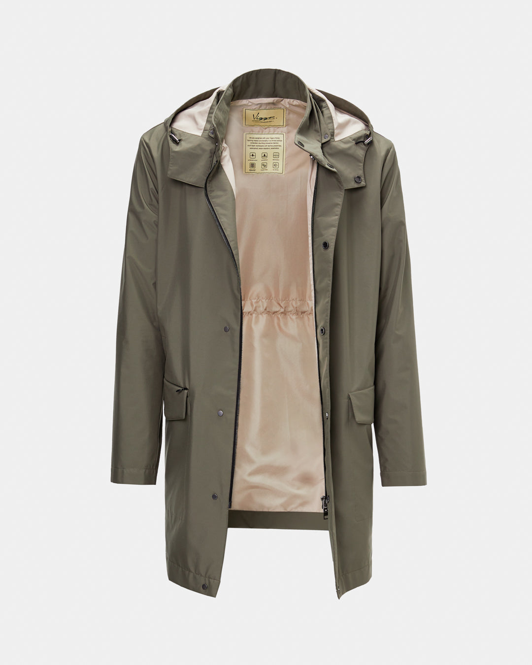 Trench tehno khaki