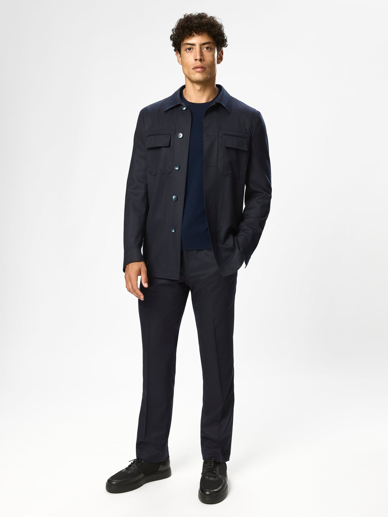 Pantaloni din lana virgina Vitale Barberis Canonico - Viggo