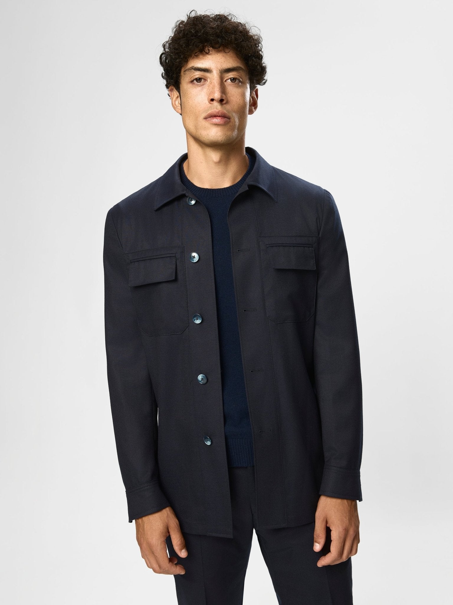 Jacheta din lana virgina Vitale Barberis Canonico - Viggo