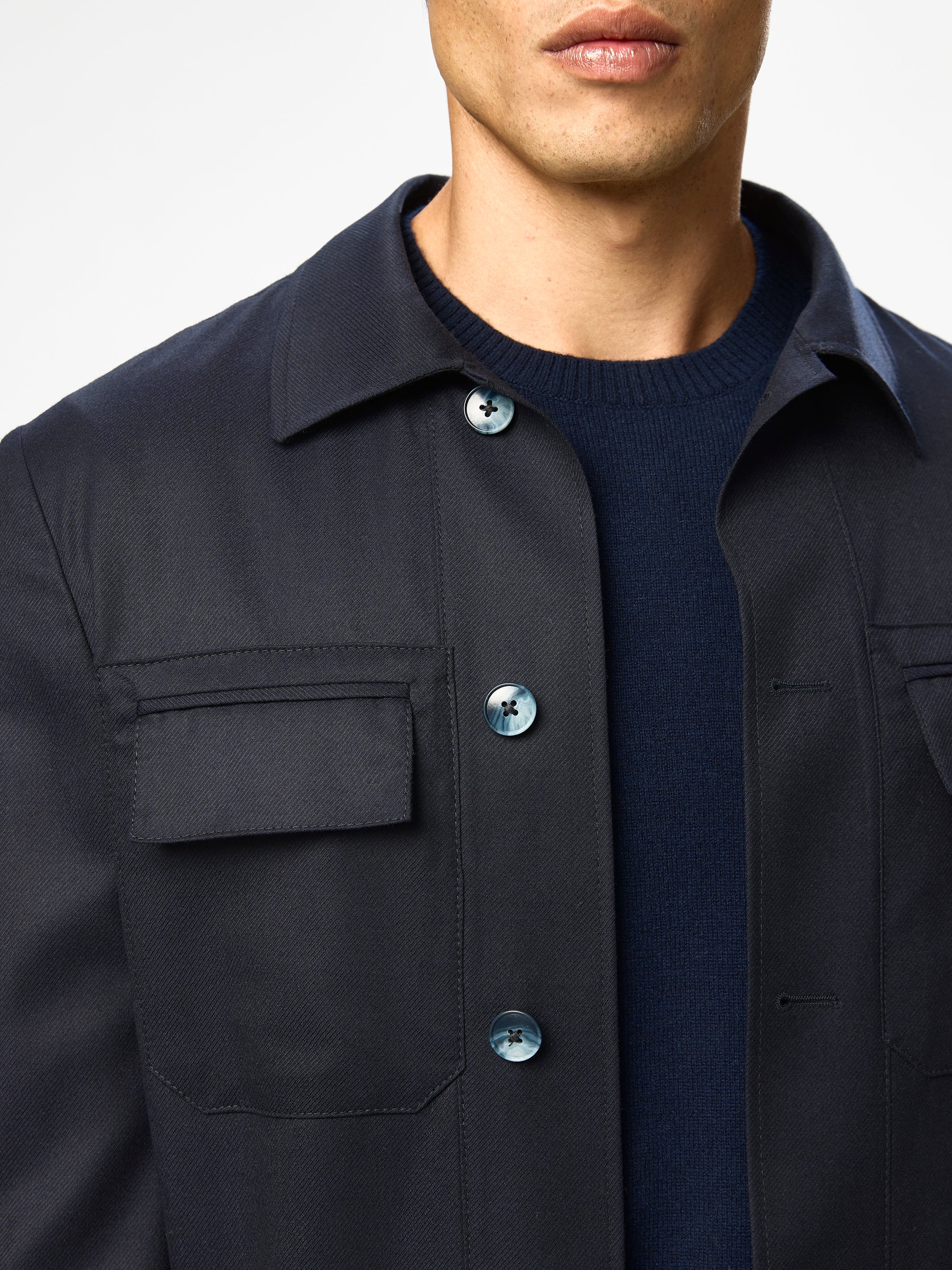 Jacheta din lana virgina Vitale Barberis Canonico