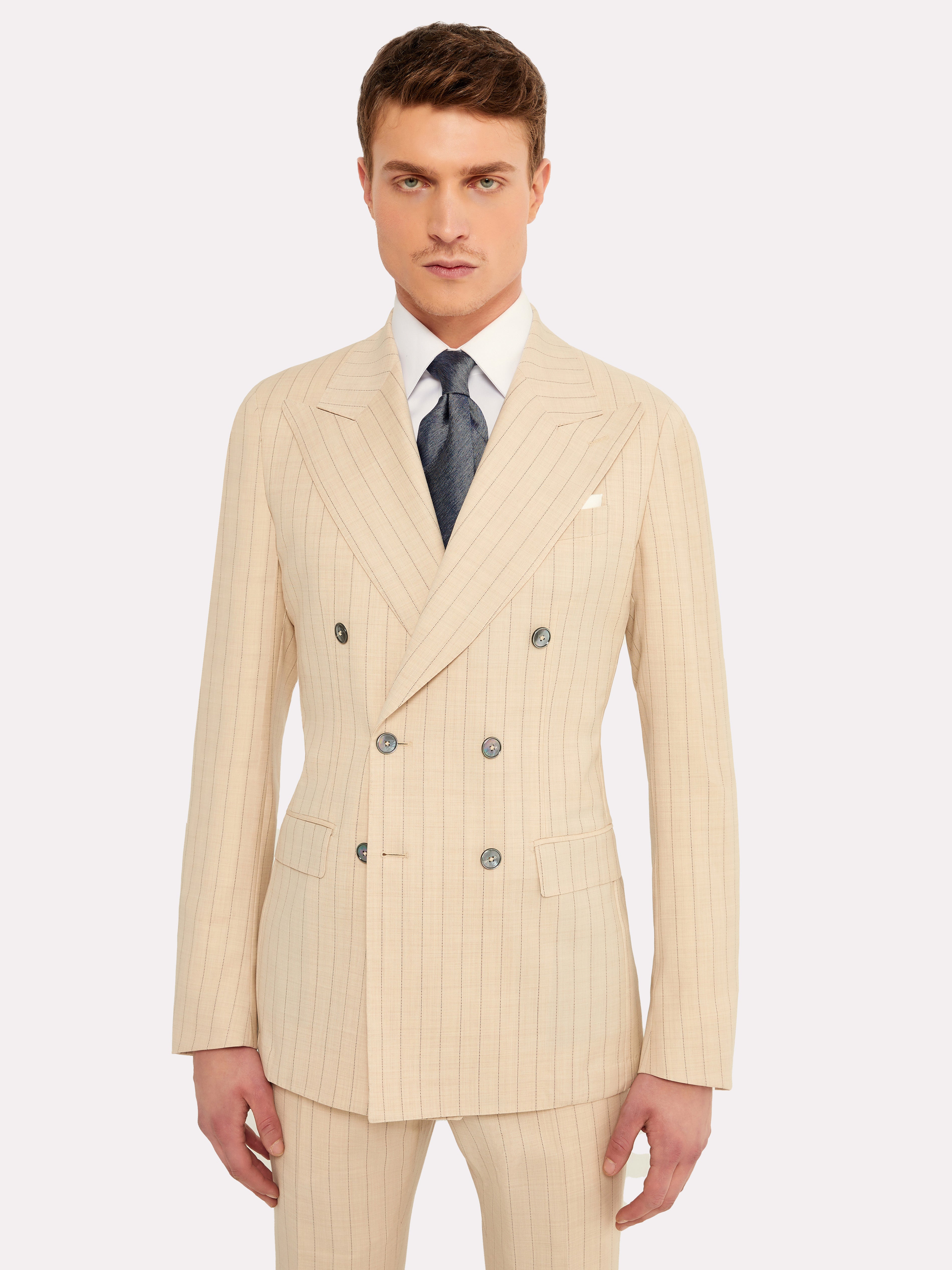 Costum tesatura Loro Piana, la doua randuri de nasturi