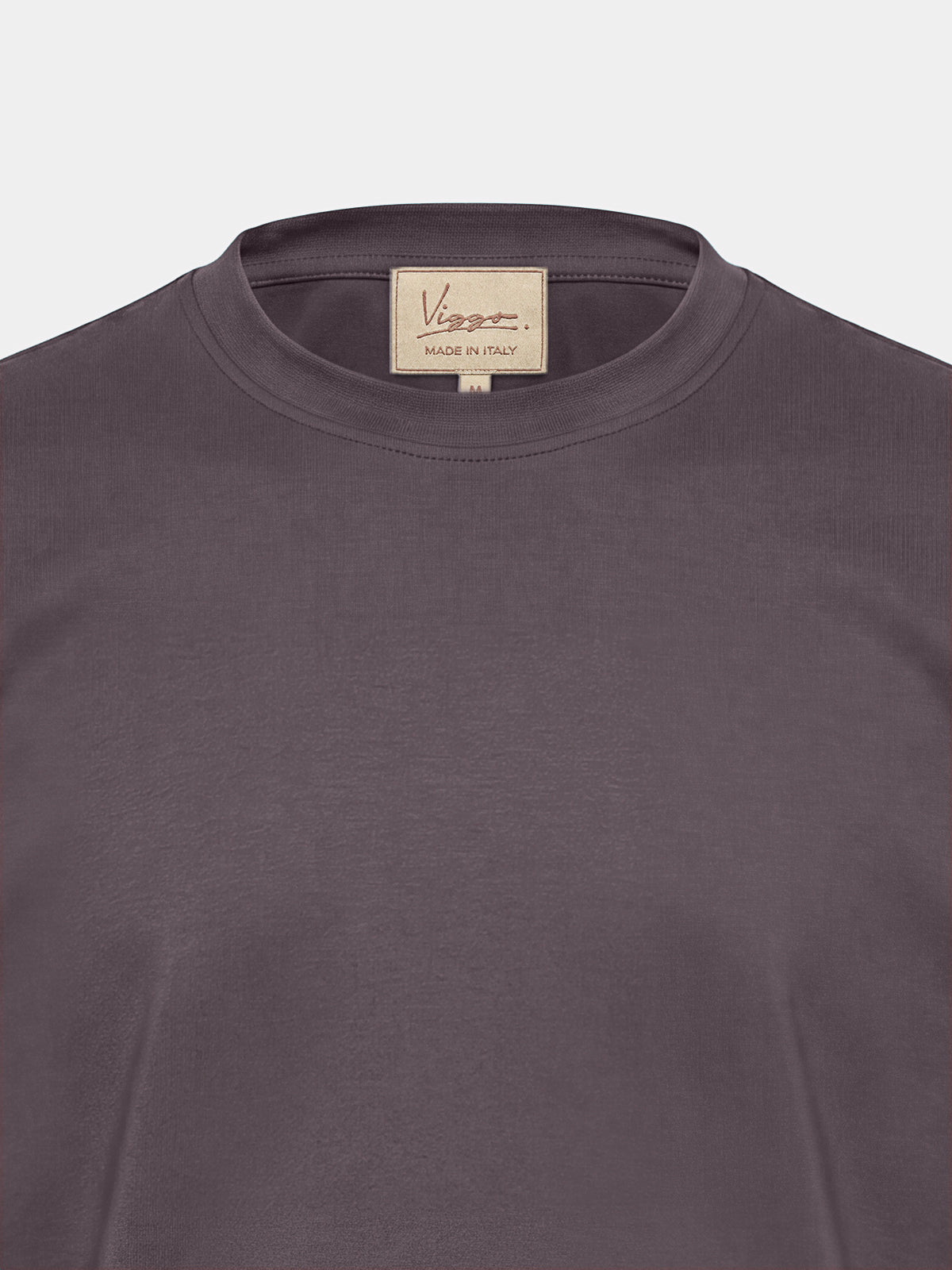 Tricou maro din bumbac Oeko-Tex®
